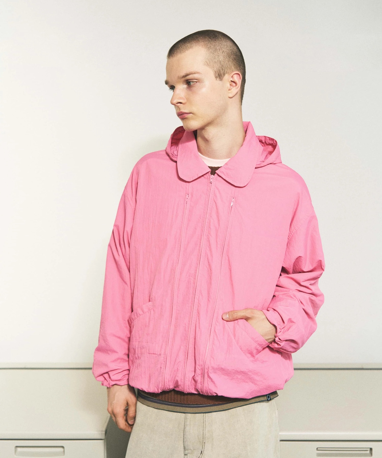 CRUSHED NYLON FULL PACK JACKET PHINGERIN