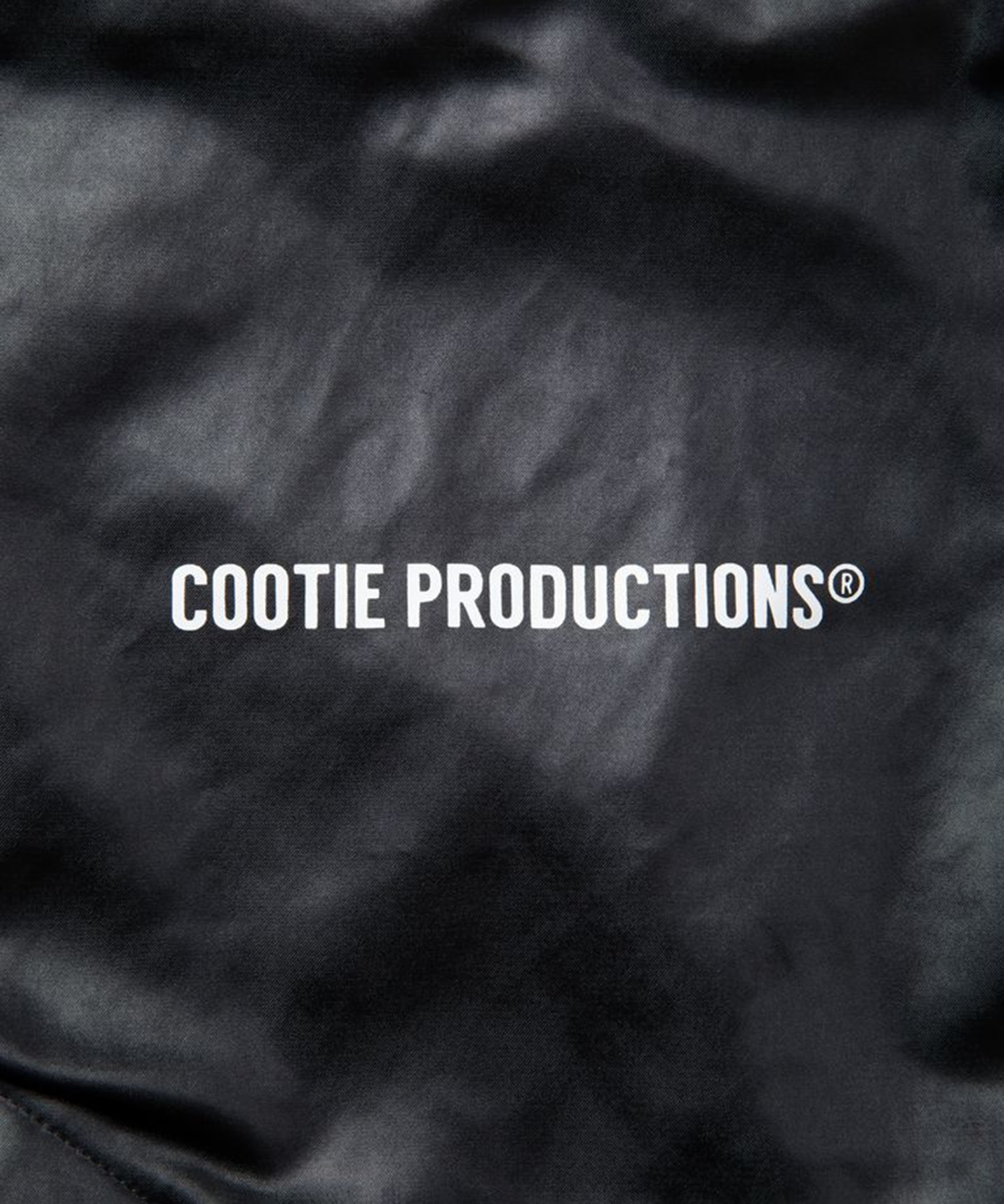Damp Coated Satin Track Jacket COOTIE PRODUCTIONS