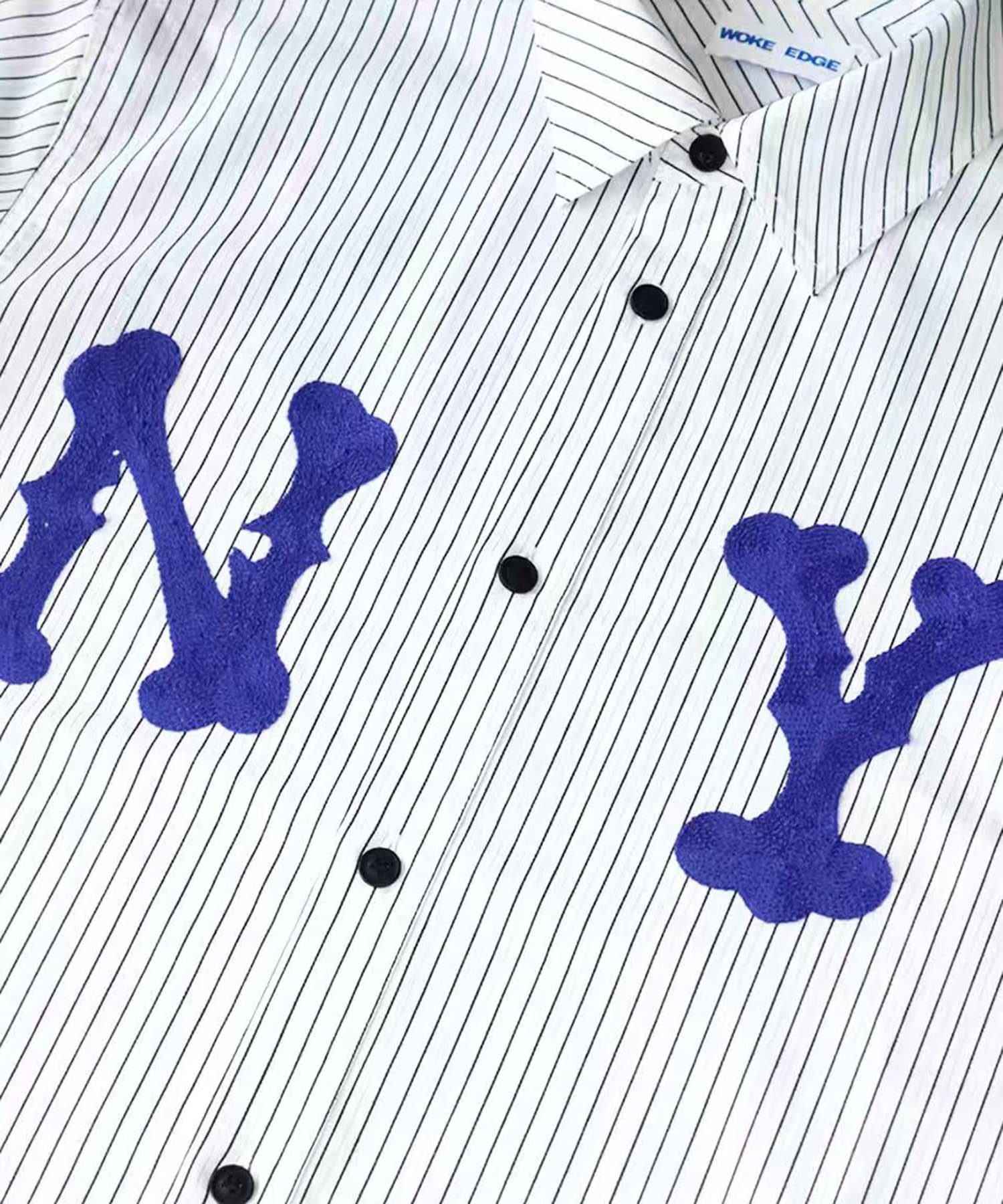 NY Glit Stripe Shirt WOKE EDGE