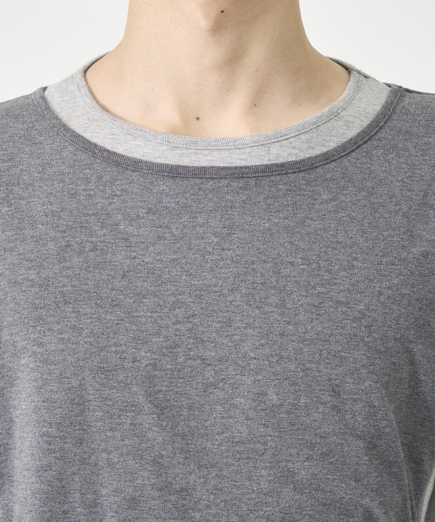 別注 LAYERD SHORT SLEEVE T-SHIRT NVRFRGT