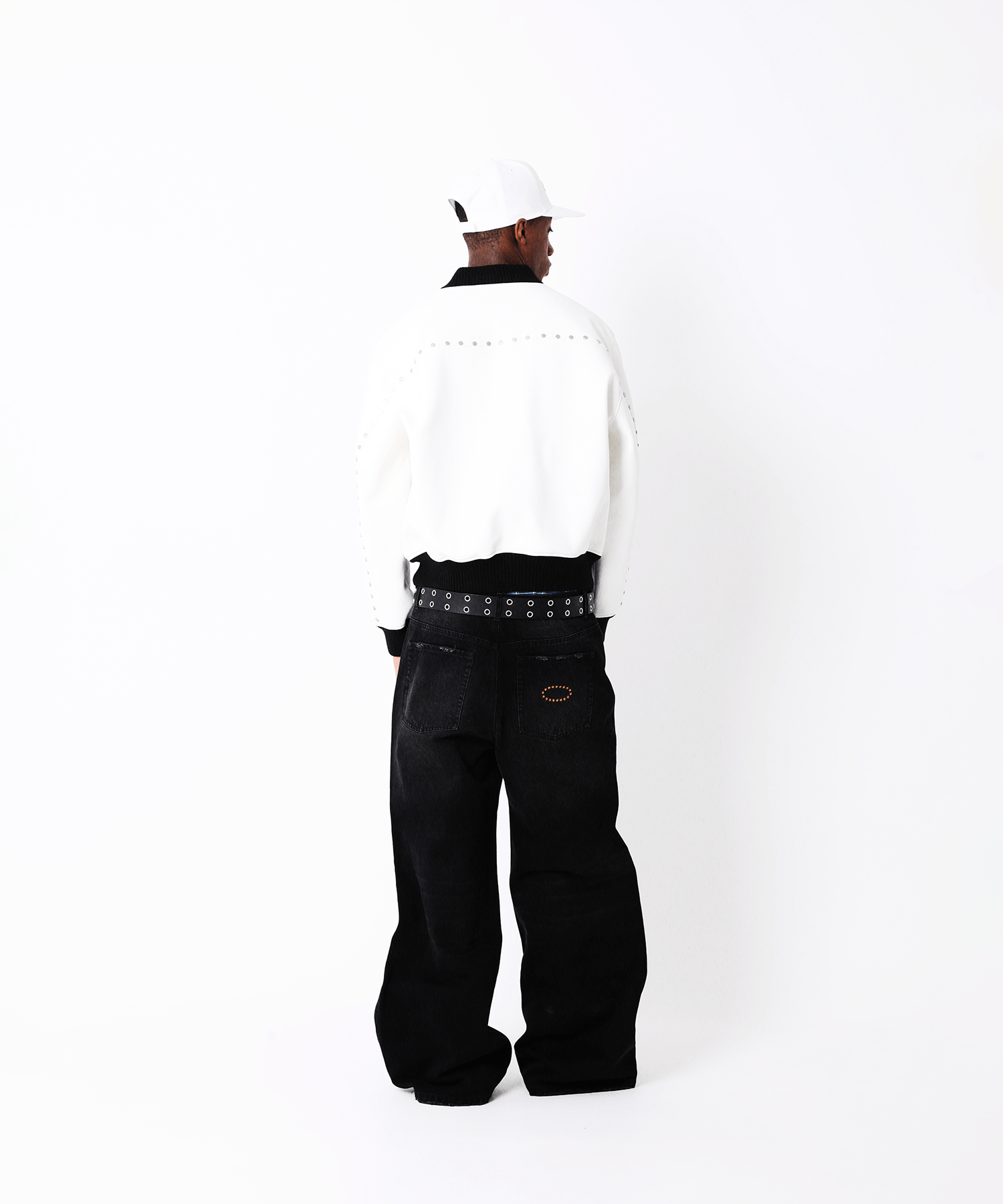 SUPER BAGGY STUDDED PANTS AFB