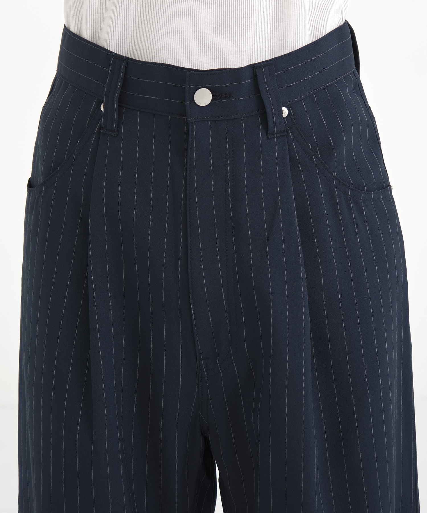 別注 WIDE ONE TUCK STRAIGHT SLACKS JieDa