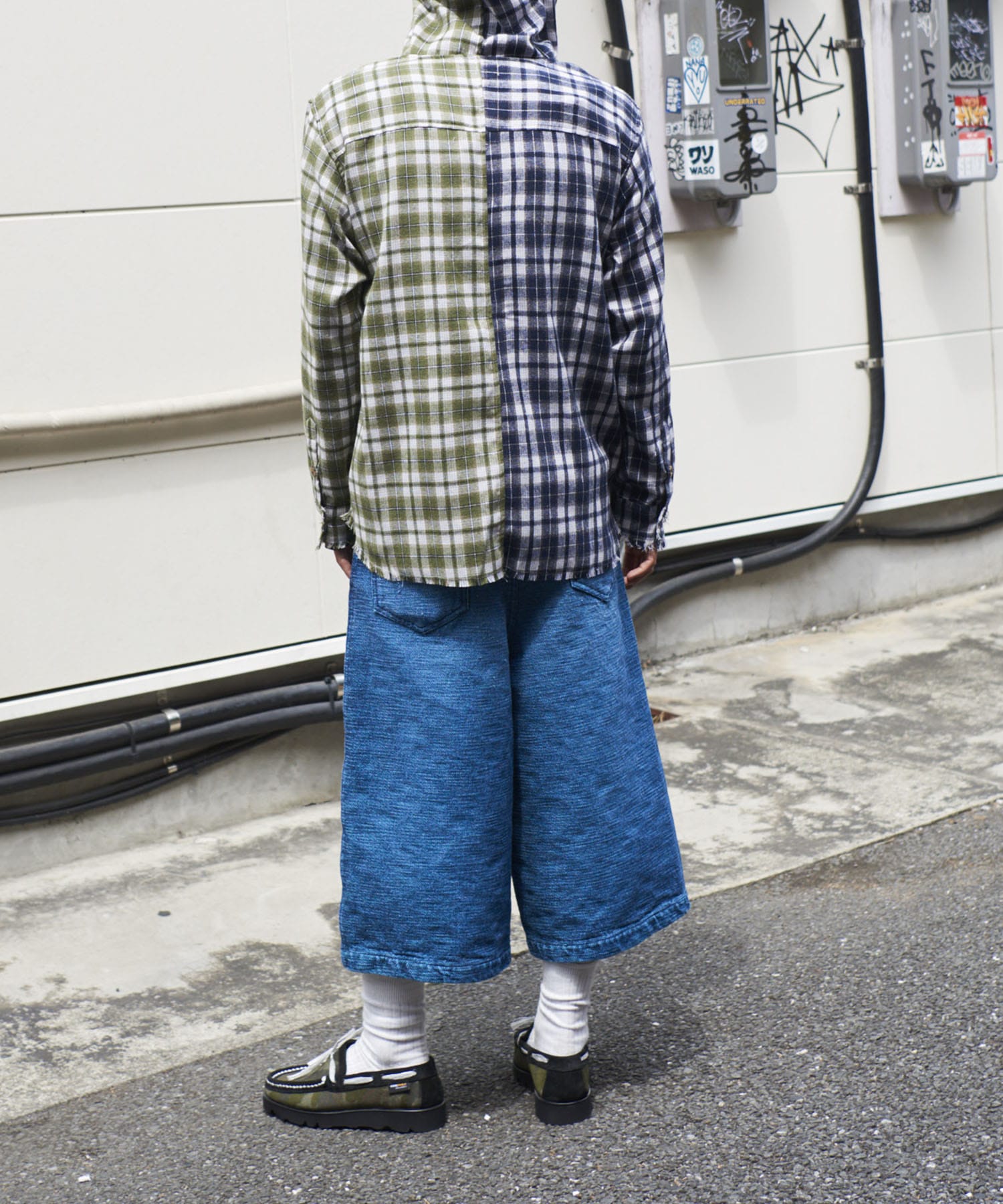 BAGGY CROPPED PANTS kiivu