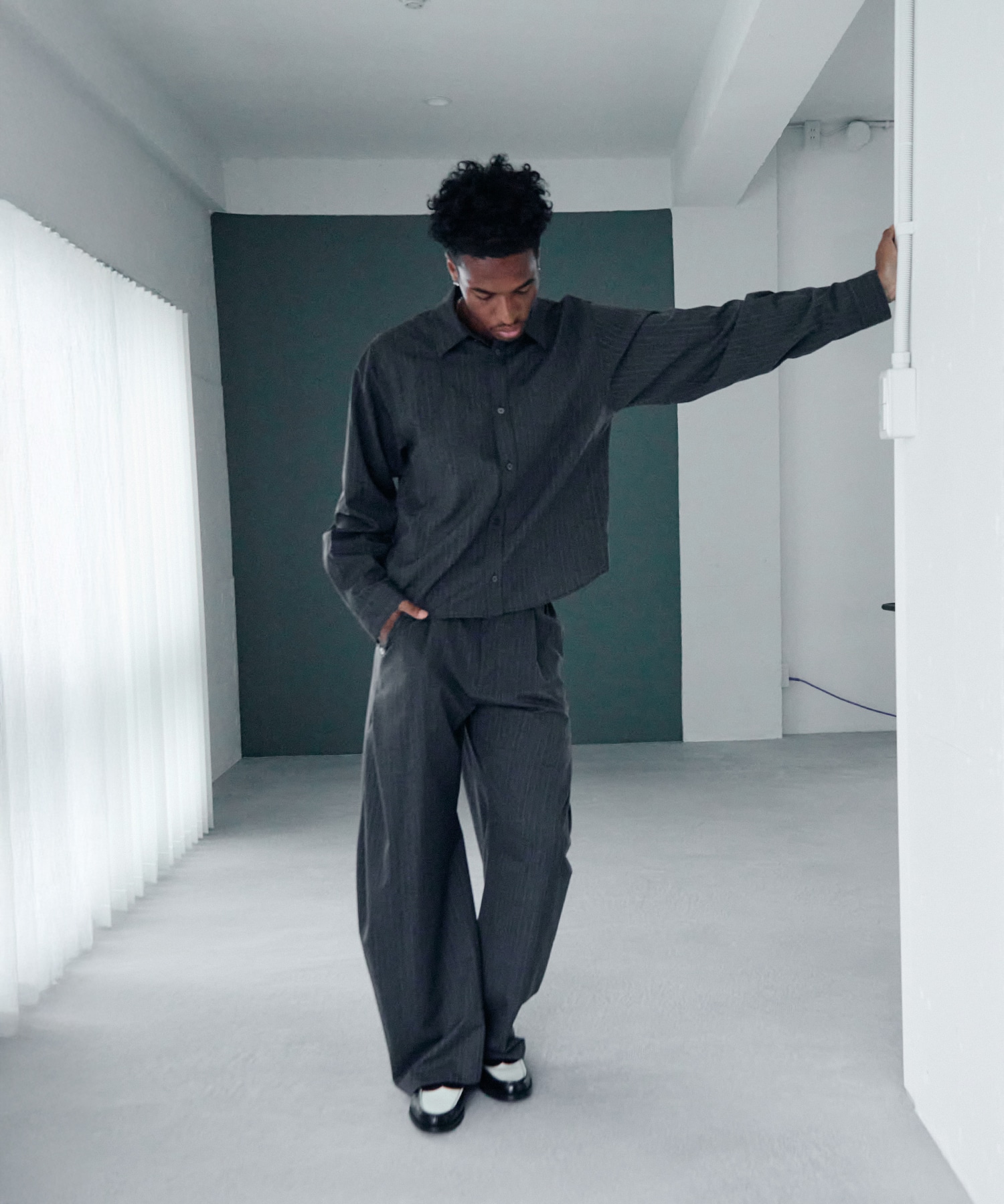 PANELED COMPACT SHIRT CONZ