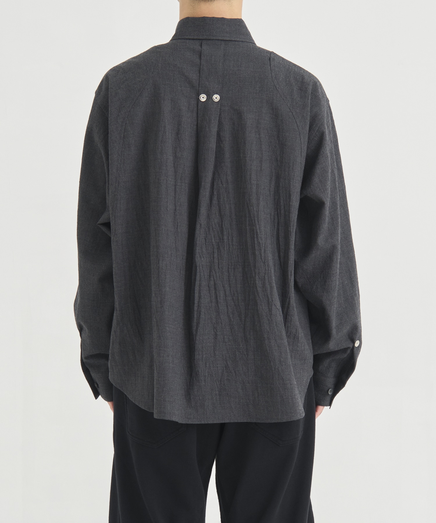 COMPACT FIT WOOL PANEL SHIRT CONZ