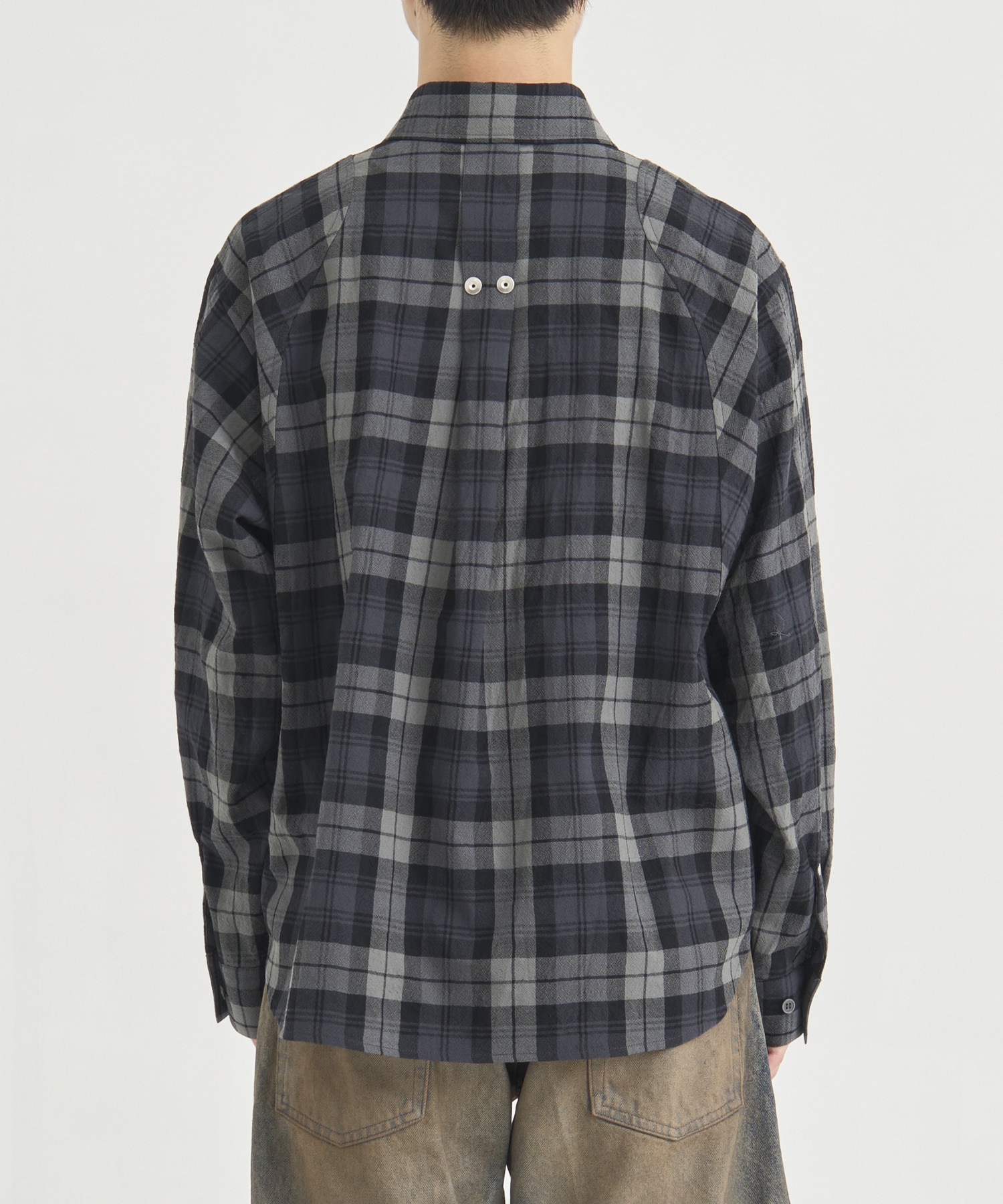 COMPACT FIT WOOL PANEL SHIRT CONZ