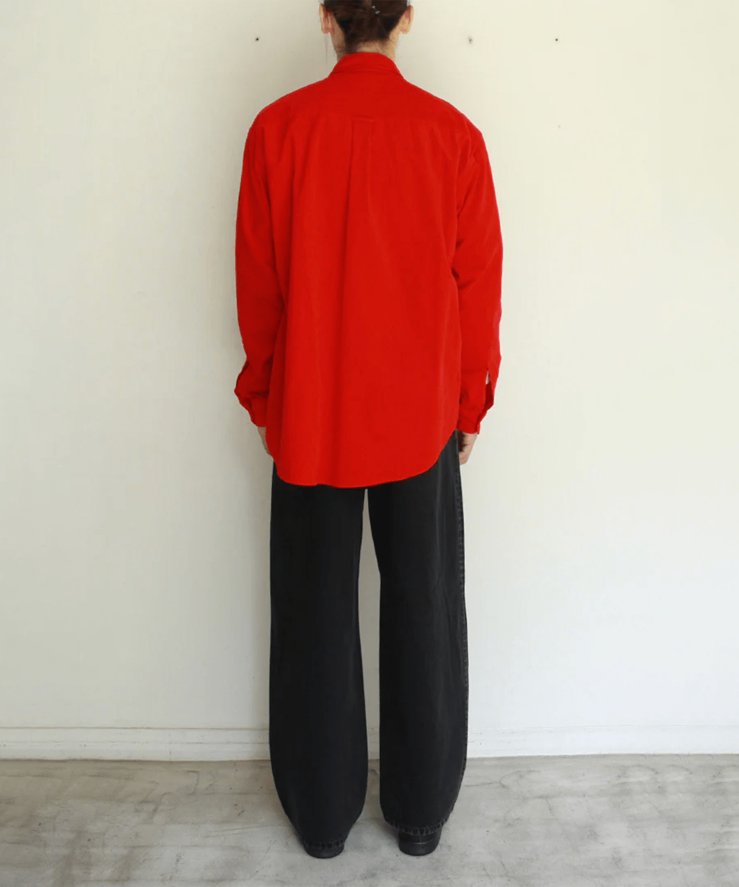 Garment Dyed Dad Shirts RED soe
