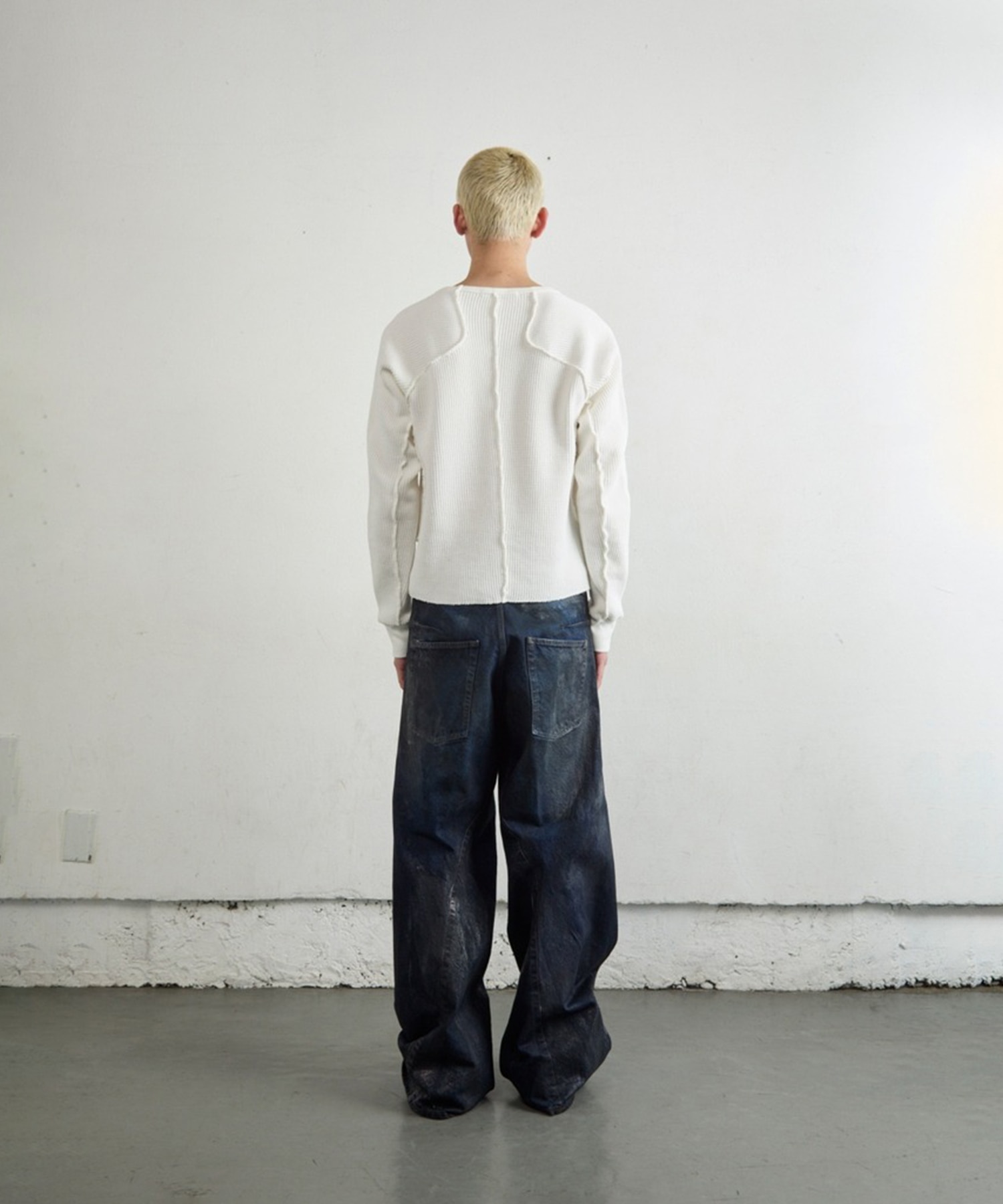 WAFFLE THERMAL LONG SLEEVE T-SHIRT NVRFRGT