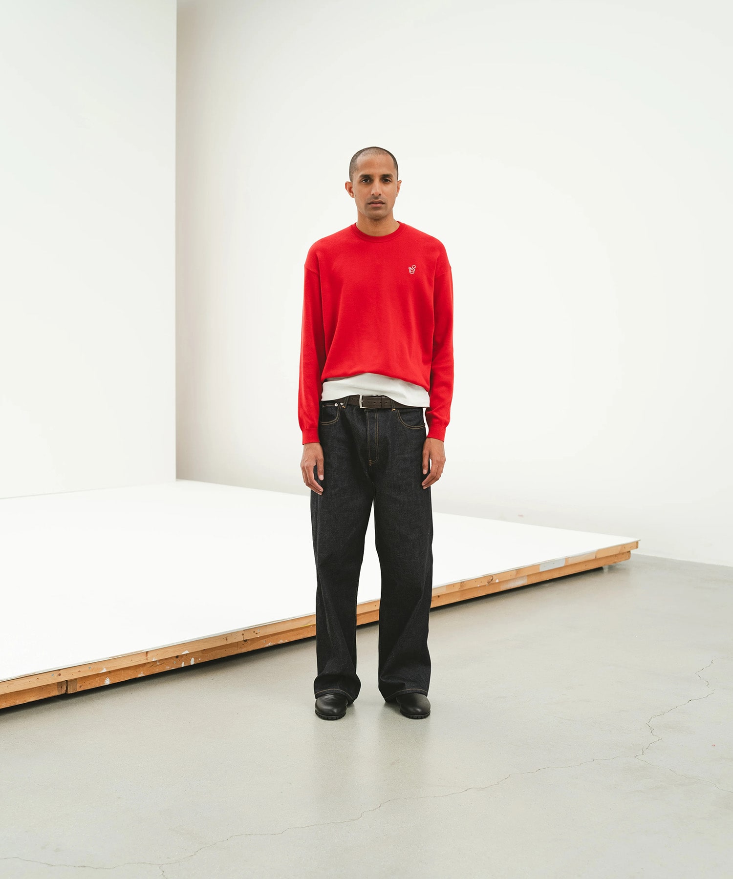 SCRIPT KNIT L/S TEE SimplyComplicated