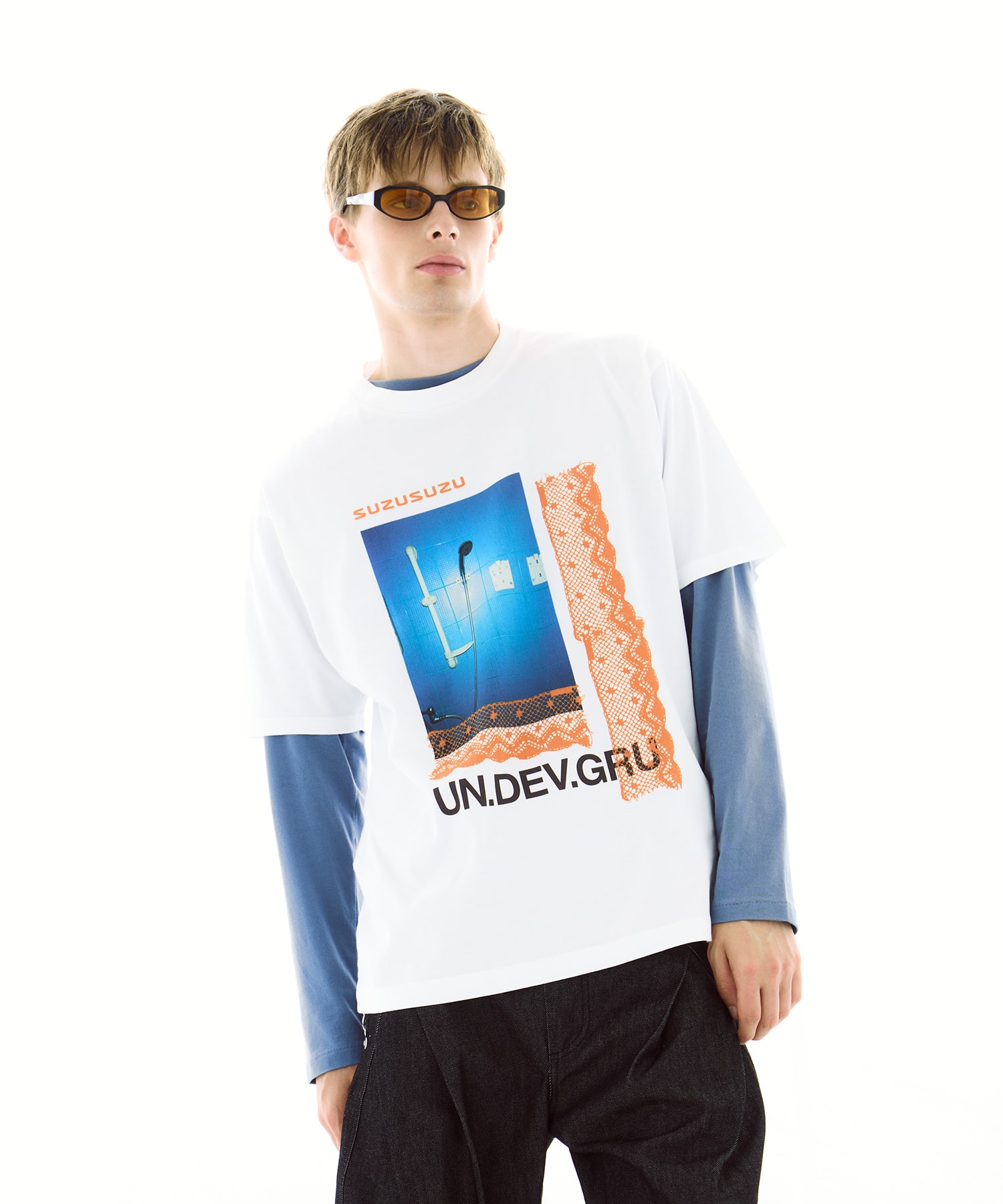 別注 CLAY ARLINGTON - UNDERGROUND DEVELOPMENT GROUP S/S TE LOOSE JOINTS