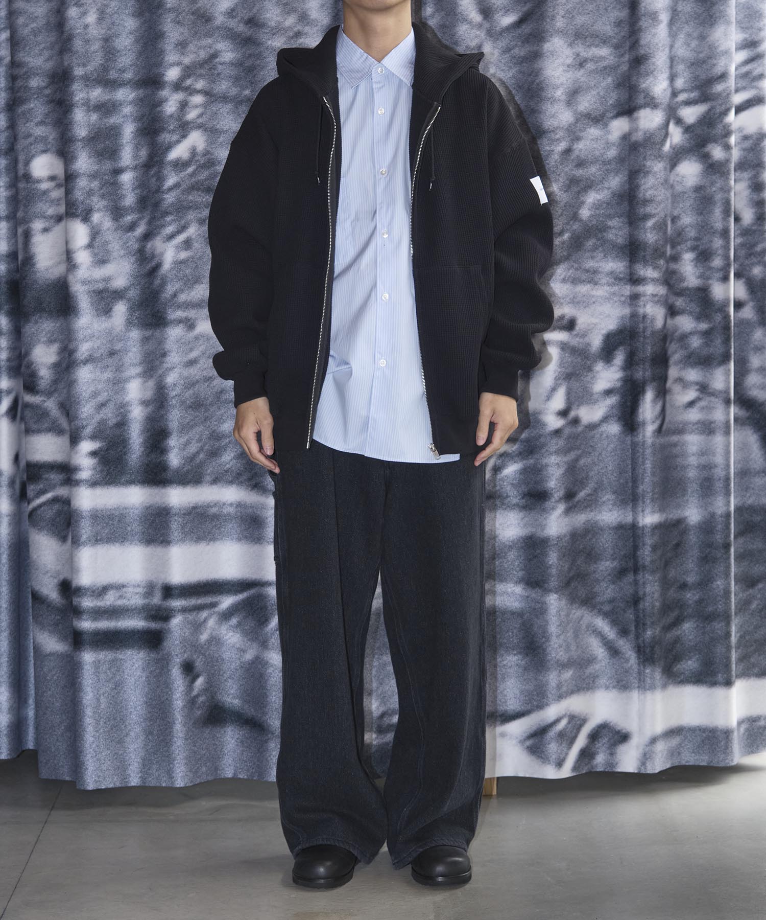 N/C Waffle Zip Hoodie COOTIE PRODUCTIONS