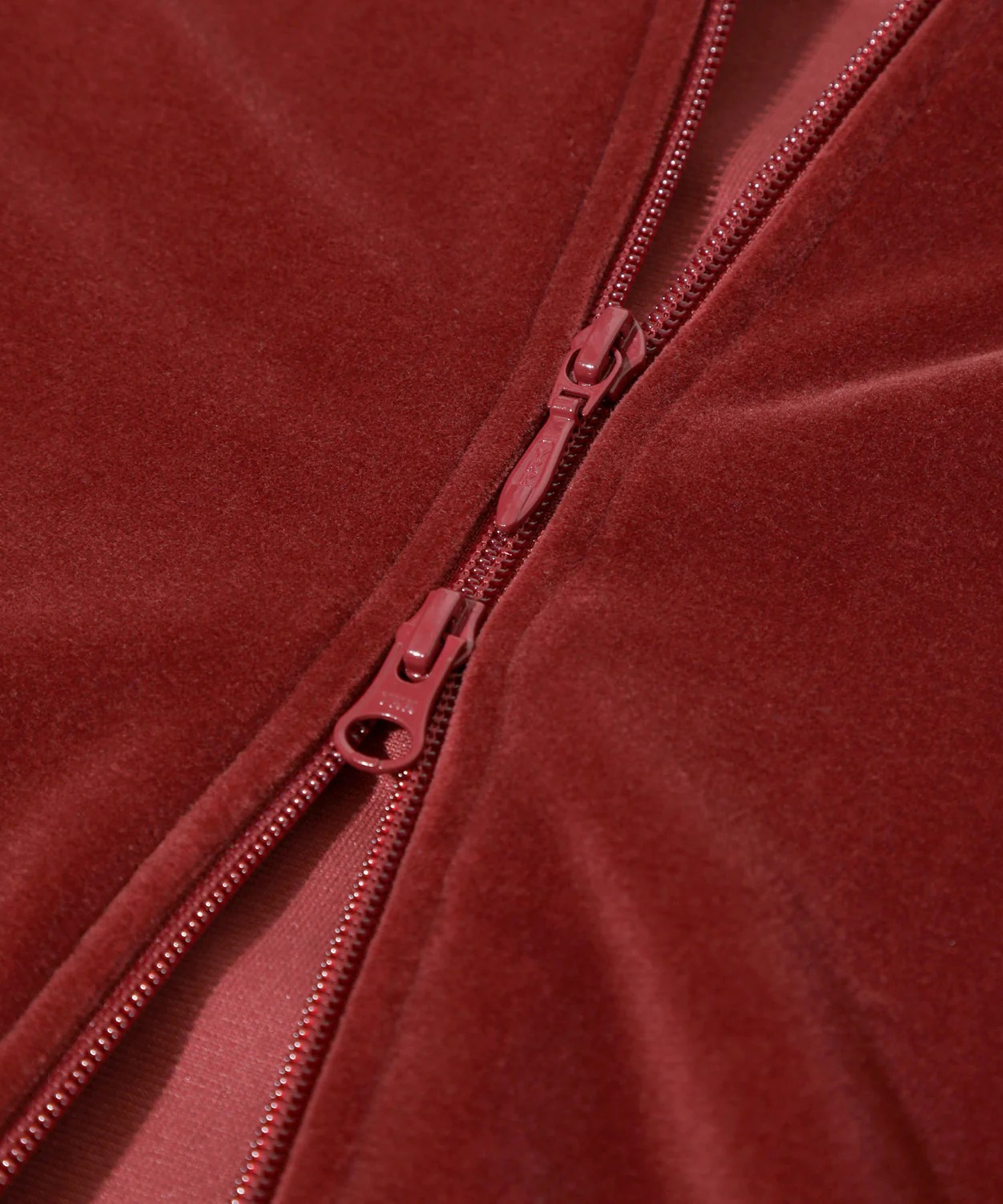 Rib Collar Track Jacket C/PE Velour Needles