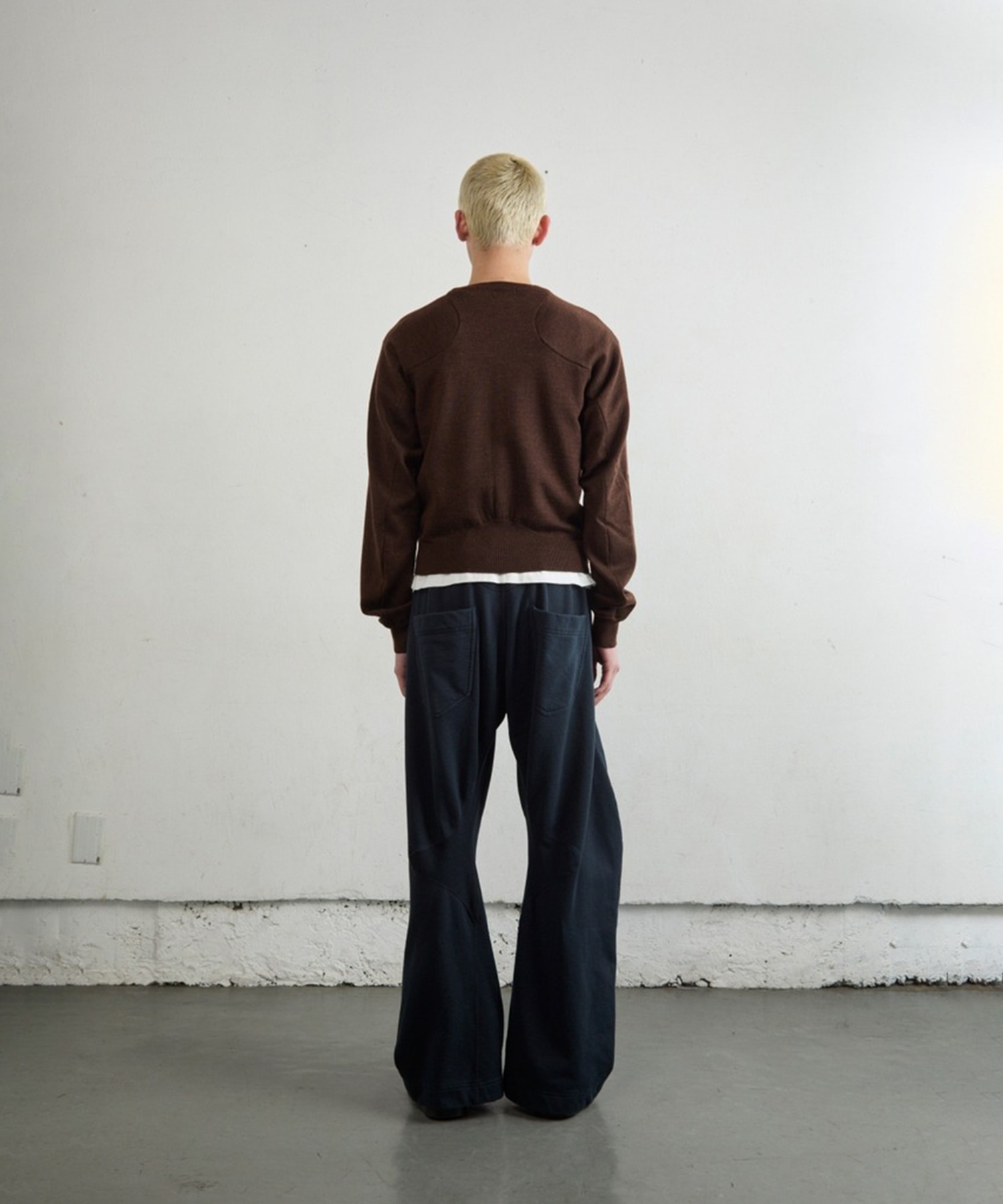 DOUBLE LAYERD SWEATER NVRFRGT