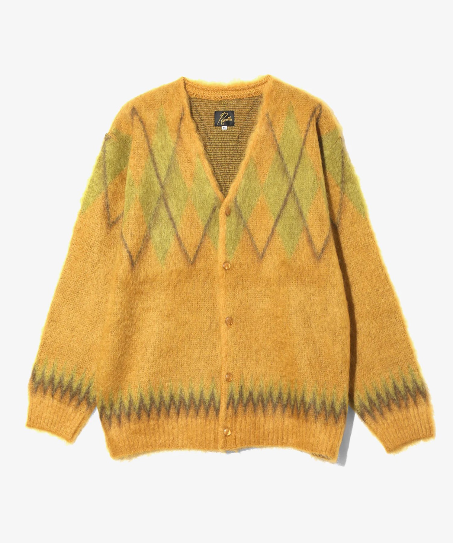 Mohair Cardigan Argyle Needles