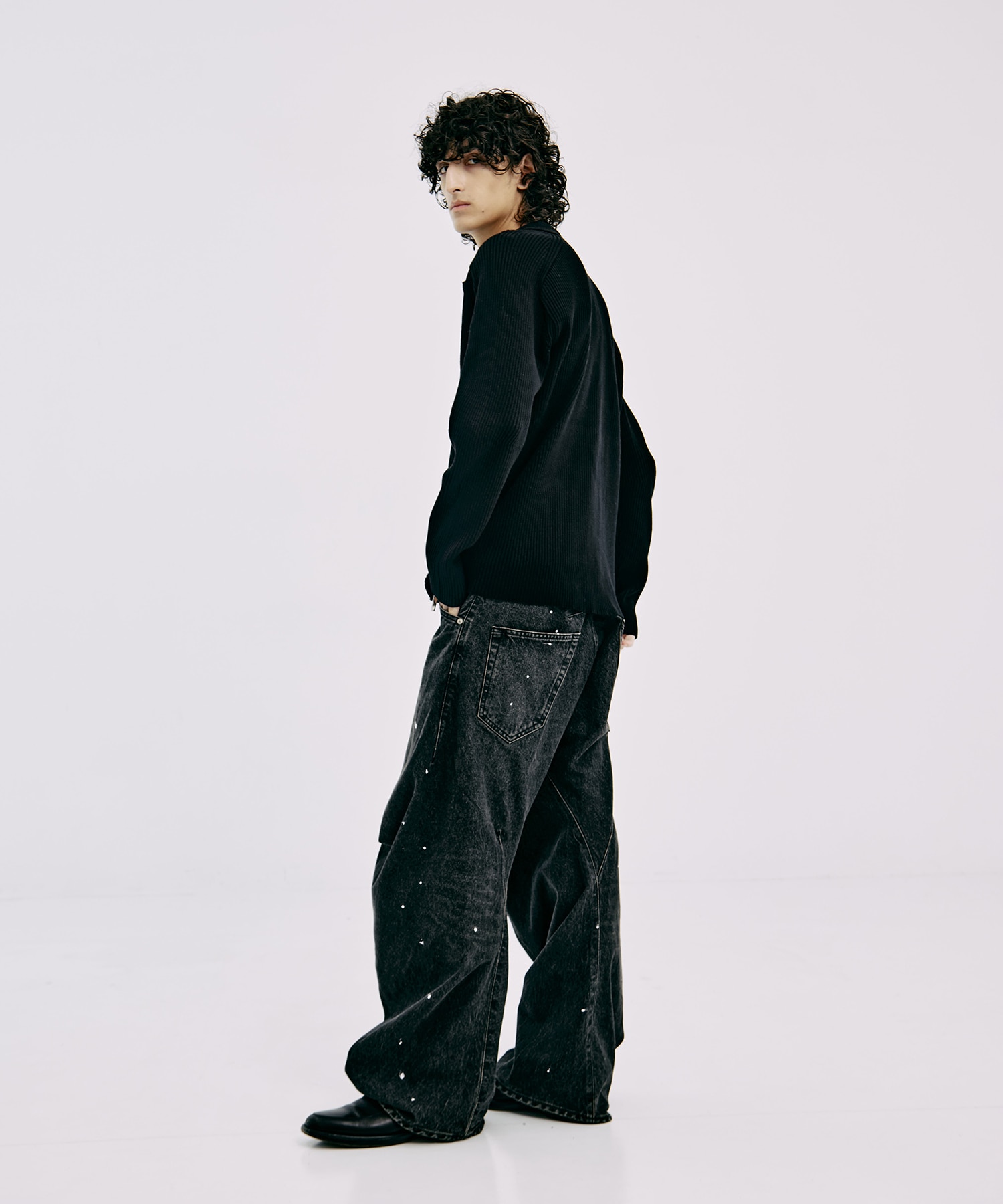 RIBBED SHIRT CARDIGAN CONZ