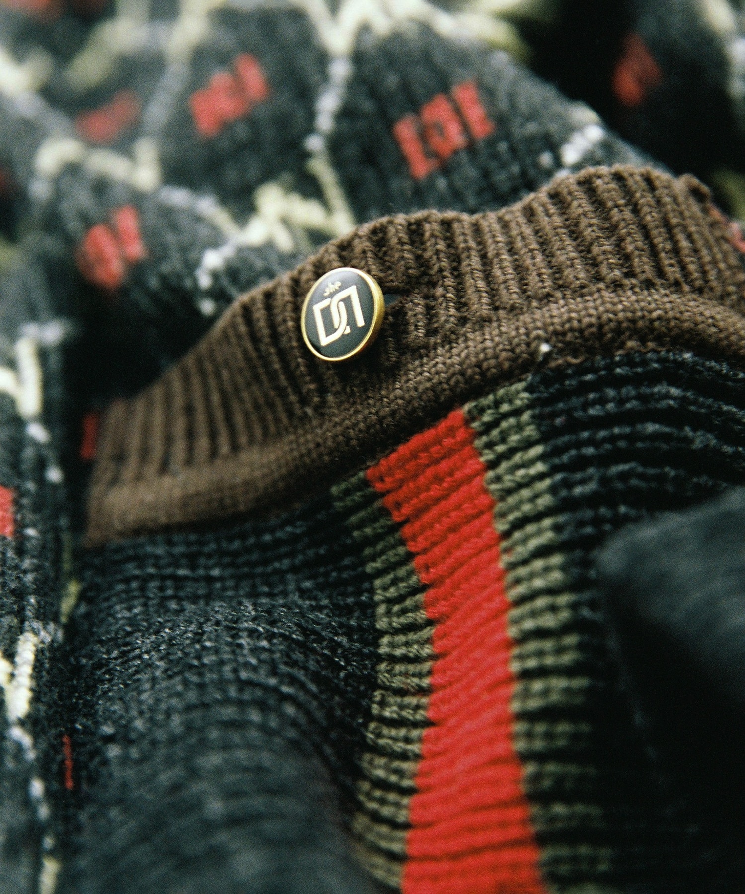 DRIVERS YARDIE PRINT KNIT The DUFFER N NEPHEWS