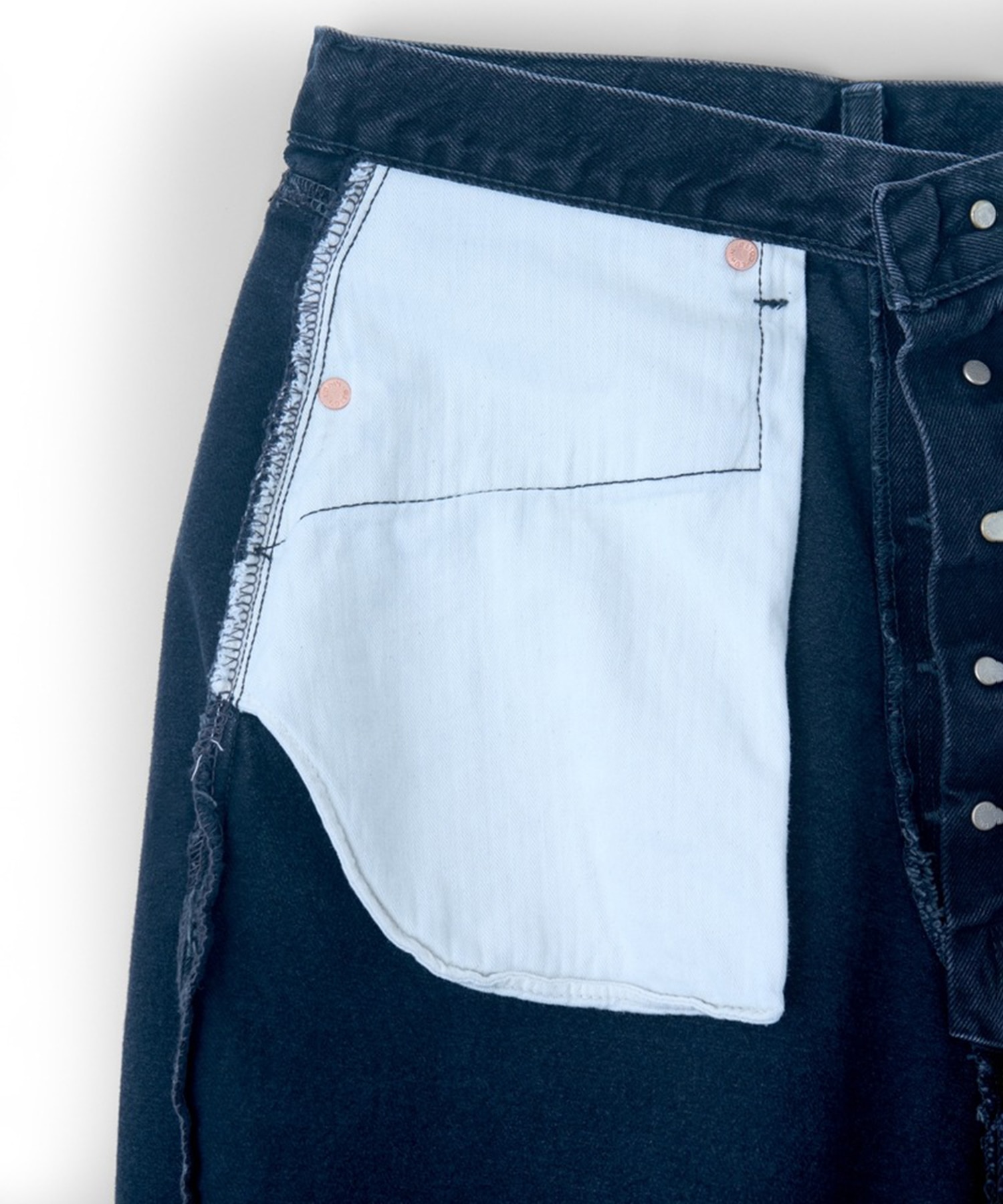 FRESH MAN DENIM WIDE PANTS by EDWIN USED refomed