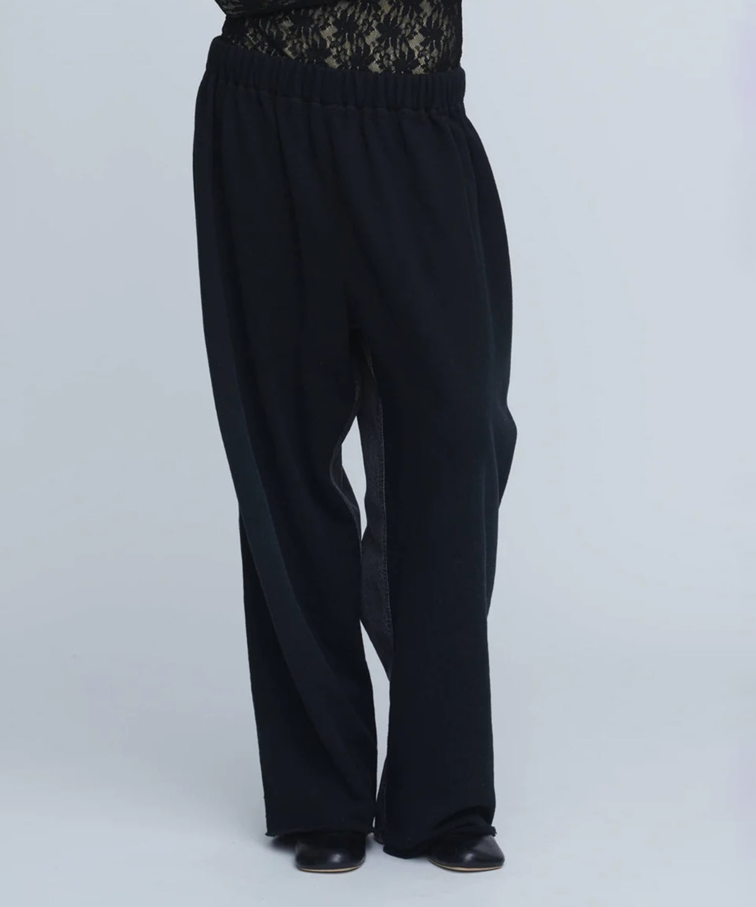 Hybride Sweat Denim Pants INSCRIRE