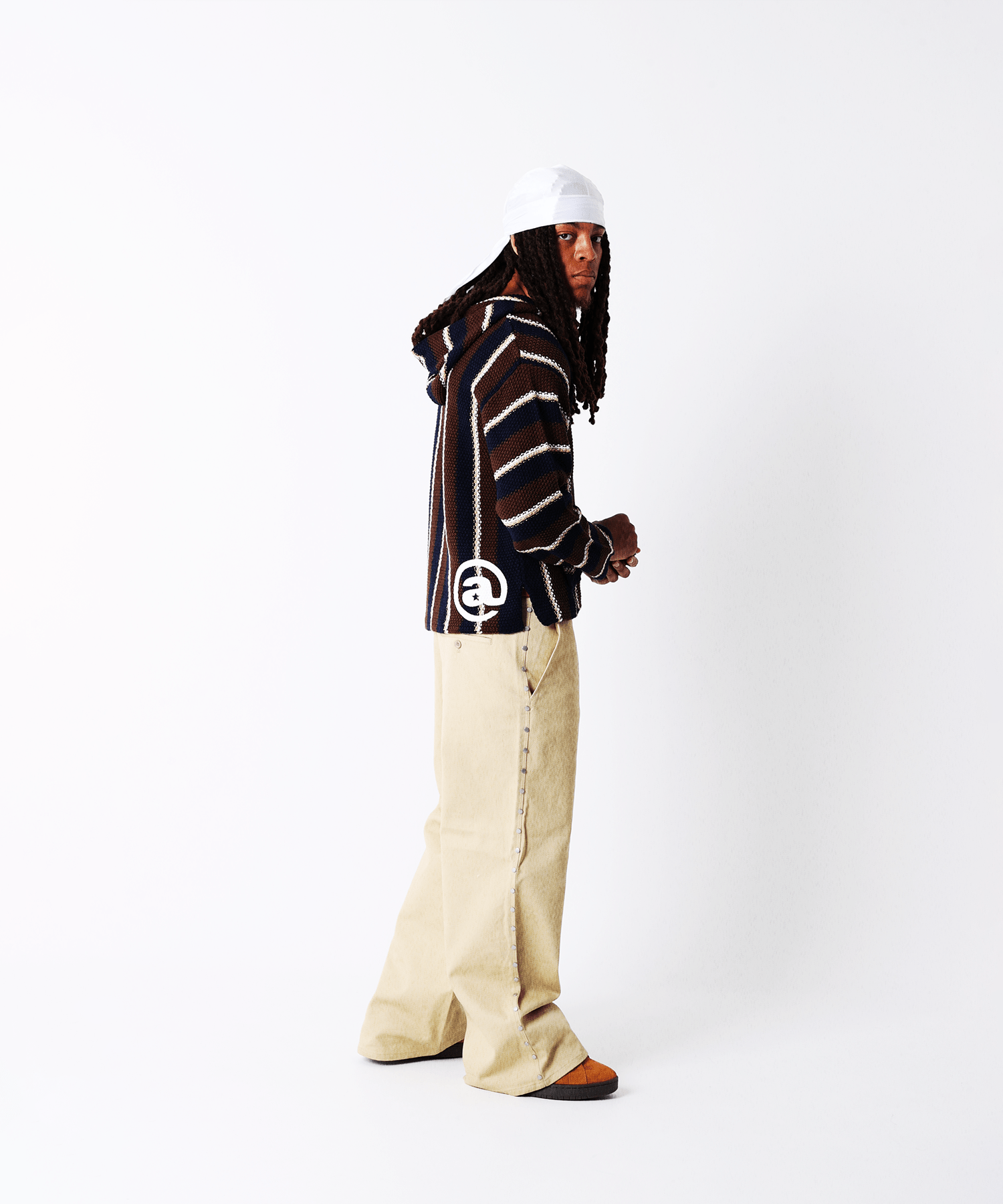 SUPER BAGGY STUDDED PANTS AFB