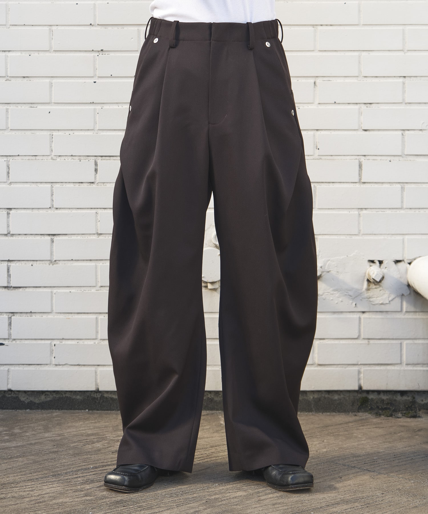 CURVE LEG TROUSERS GABA CONZ