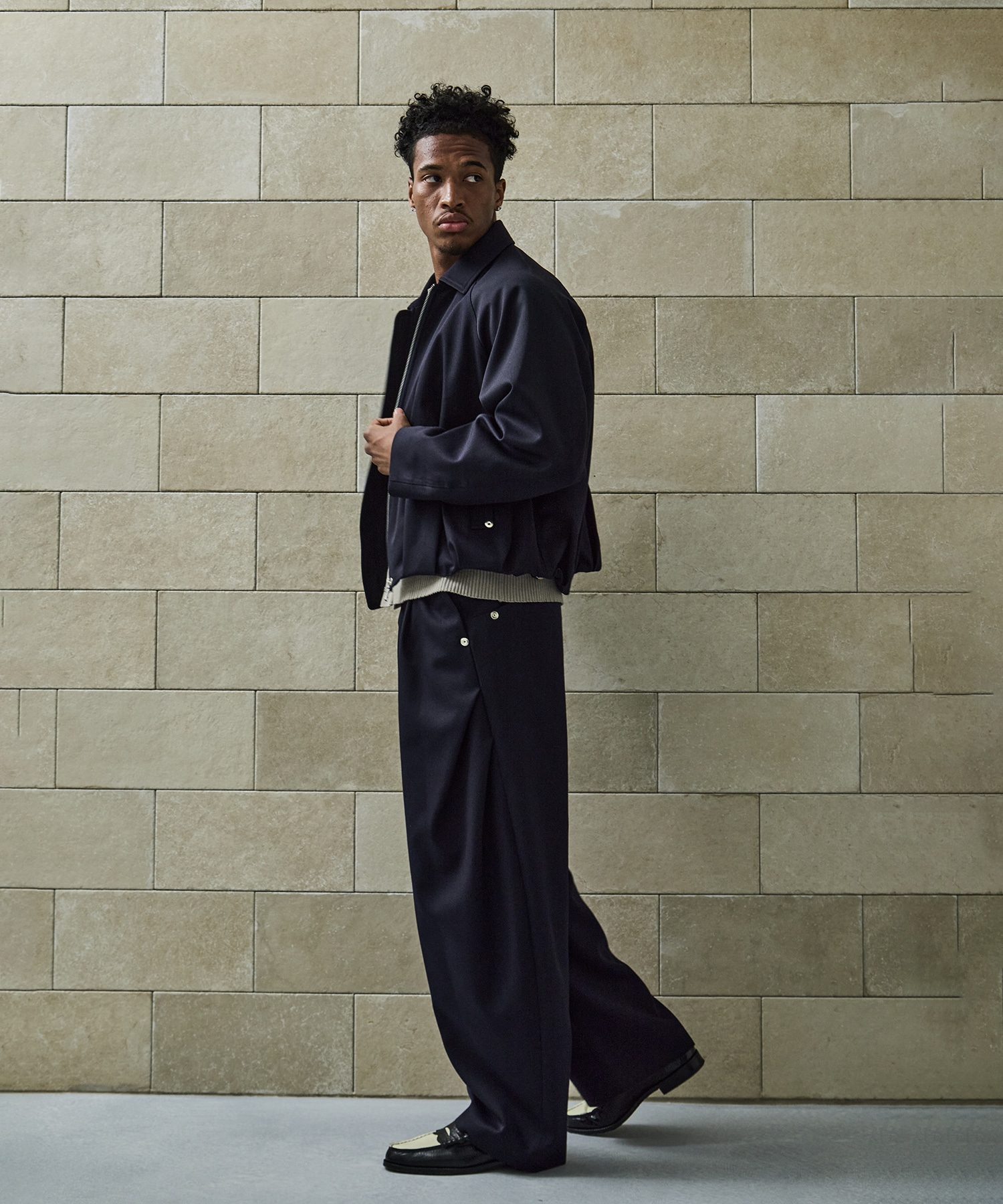 CURVE LEG TROUSERS GABA CONZ