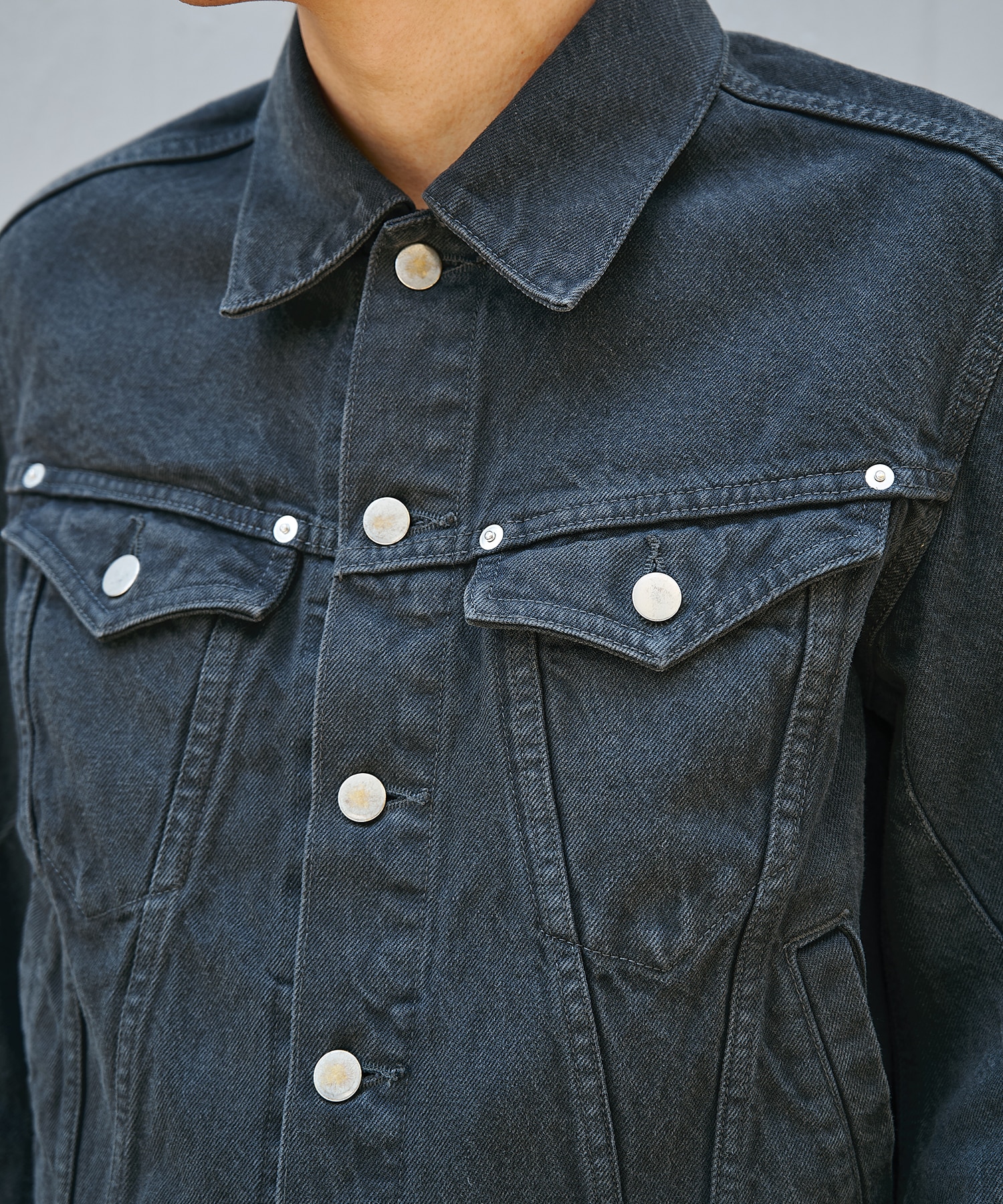 3D TRUCKER JACKET NVRFRGT