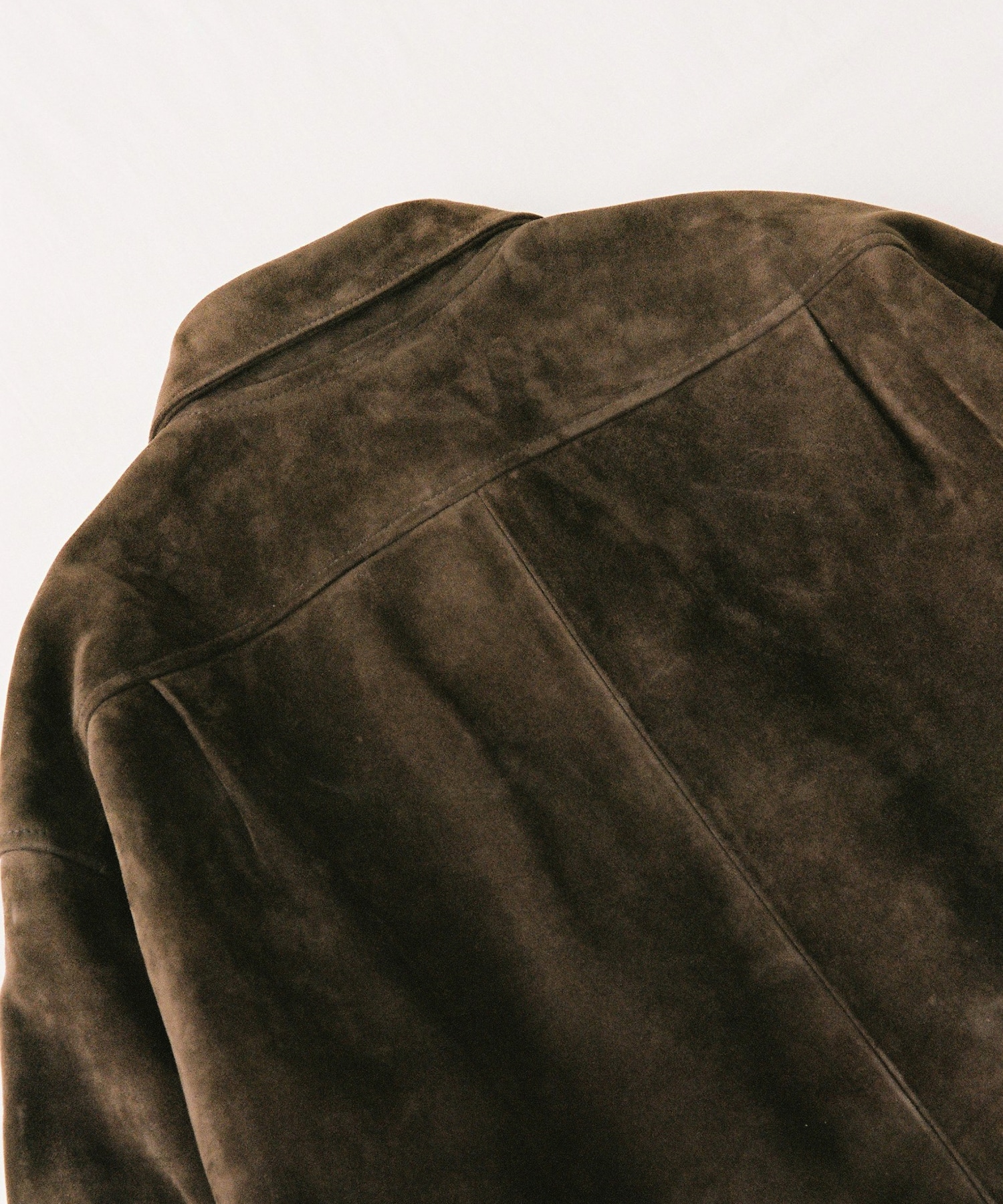 LEATHER SHIRT JACKET SUEDE The DUFFER N NEPHEWS