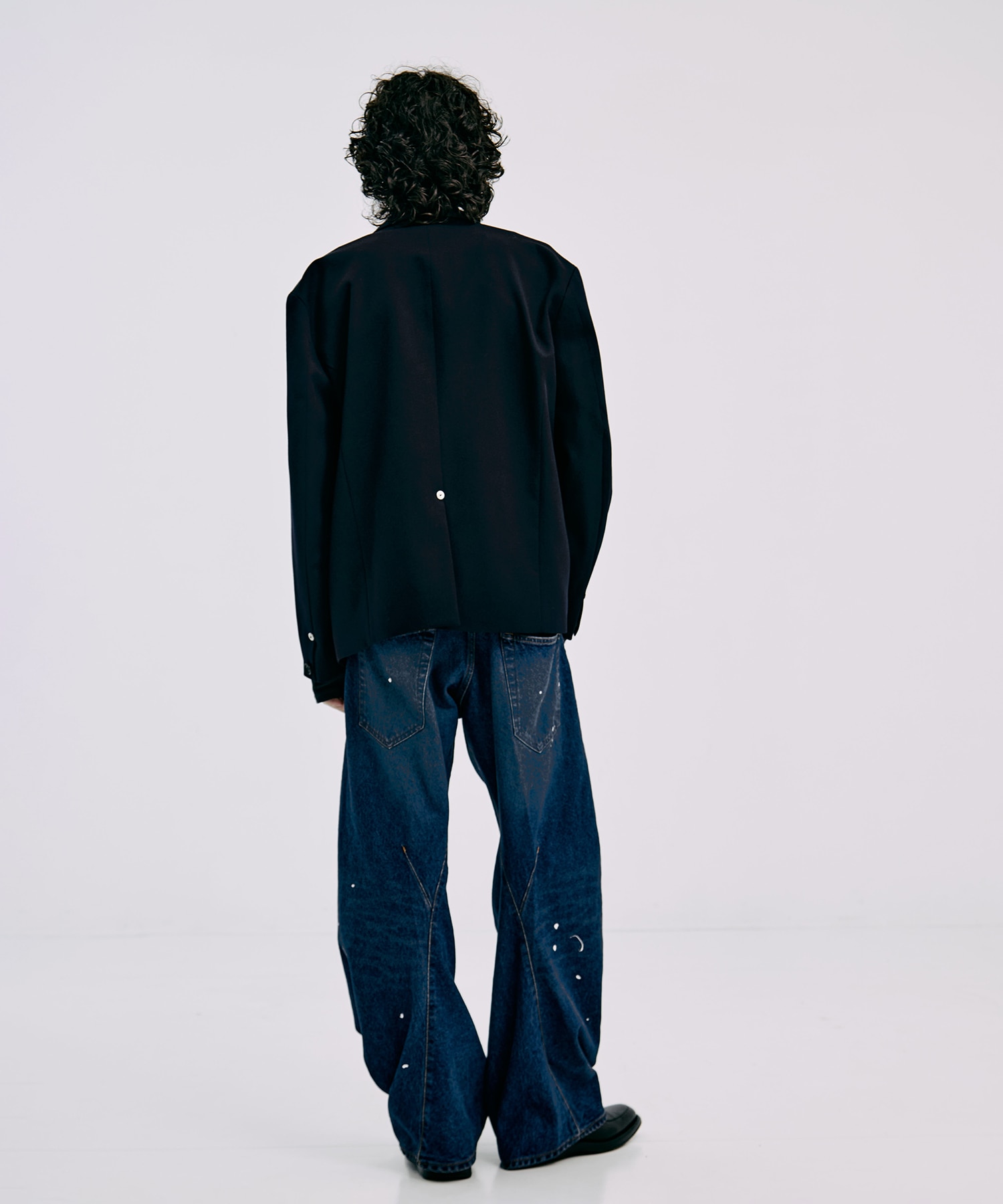 OVER SIZE DOUBLE JKT GABA CONZ