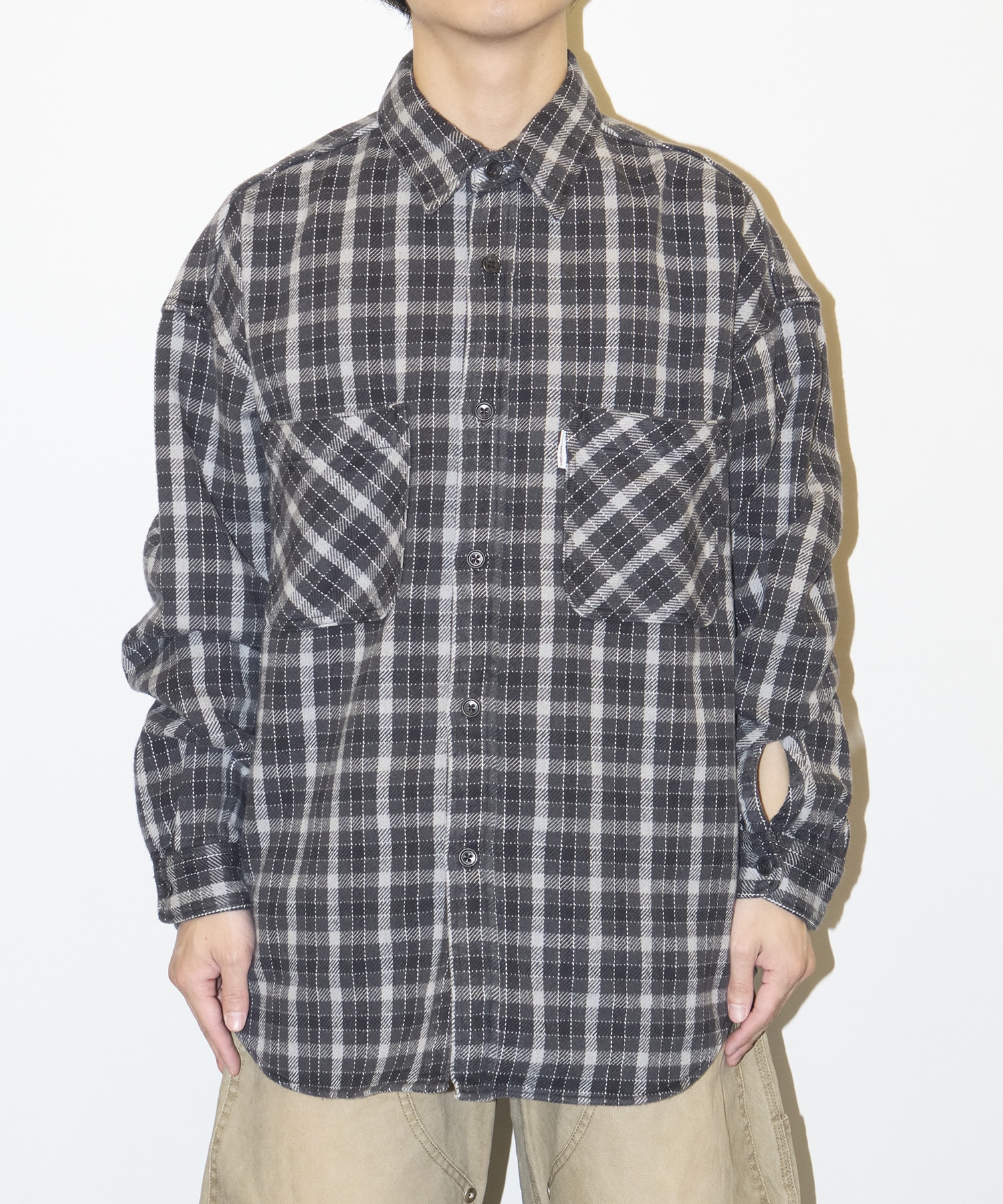 AD Processing Heavy Flannel Check L/S Shirt COOTIE PRODUCTIONS