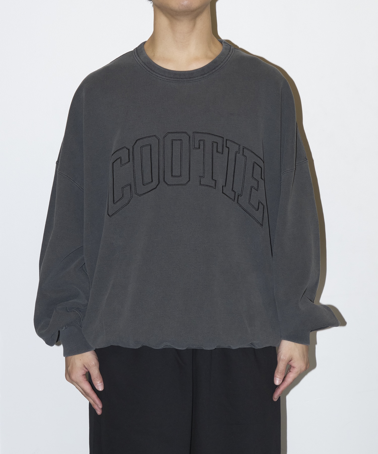 Pigment Dyed Open End Yarn Sweat Crew COOTIE PRODUCTIONS