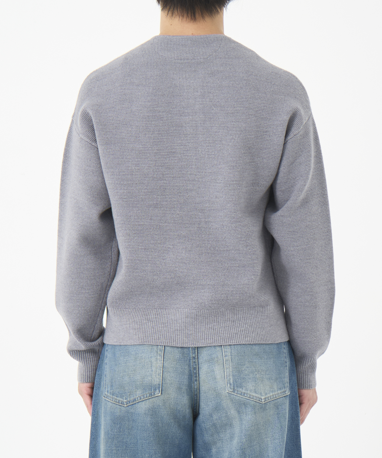 WOOL WAFFLE HENRY KNIT CONZ