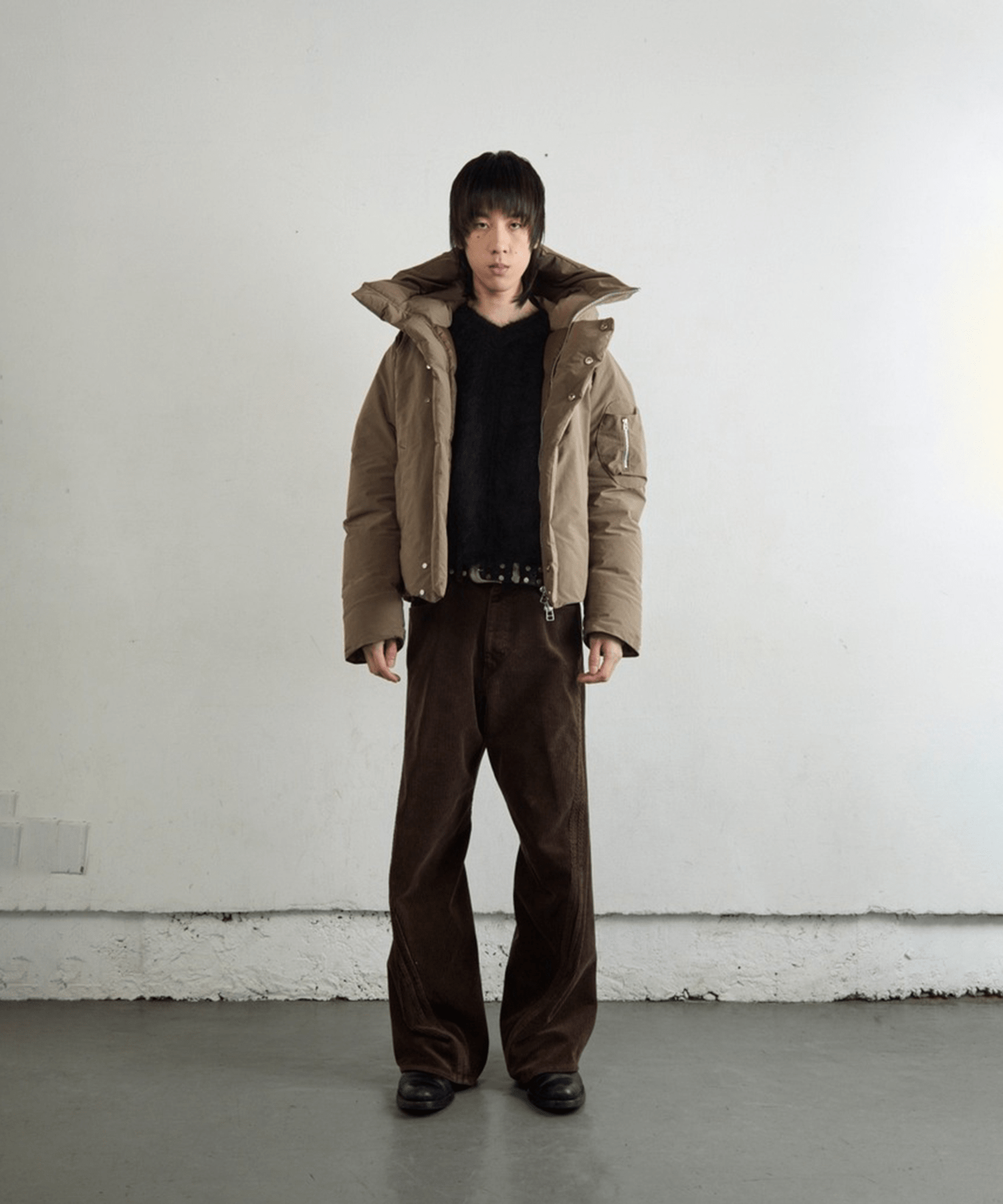 HOODED PUFFER JACKET NVRFRGT