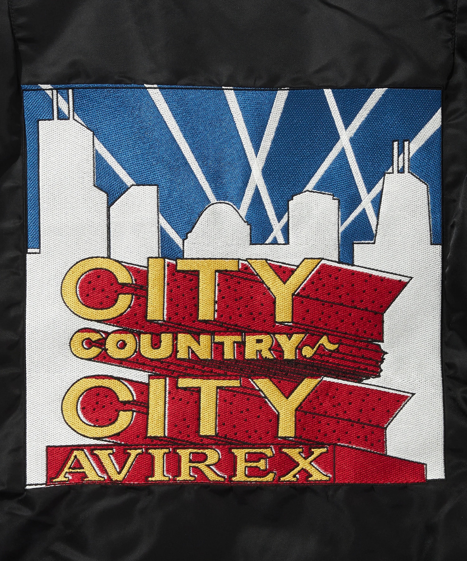 CITY COUNTRY CITY×AVIREX APPLIQUE LOGO MA-1 CITY COUNTRY CITY