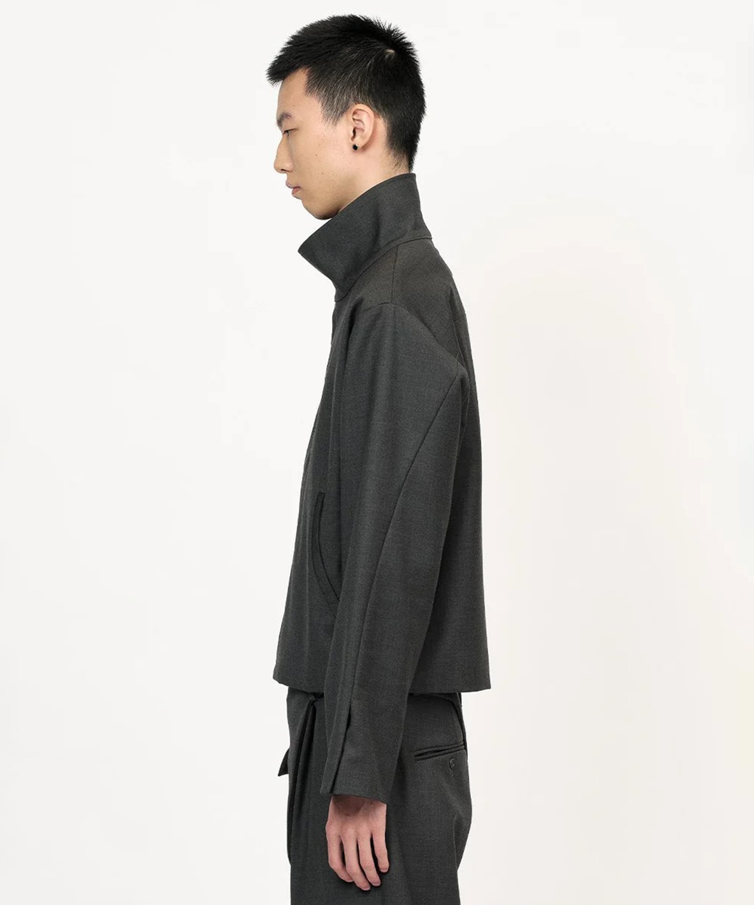 STAND COLLAR JACKET GOAT ESSENCE