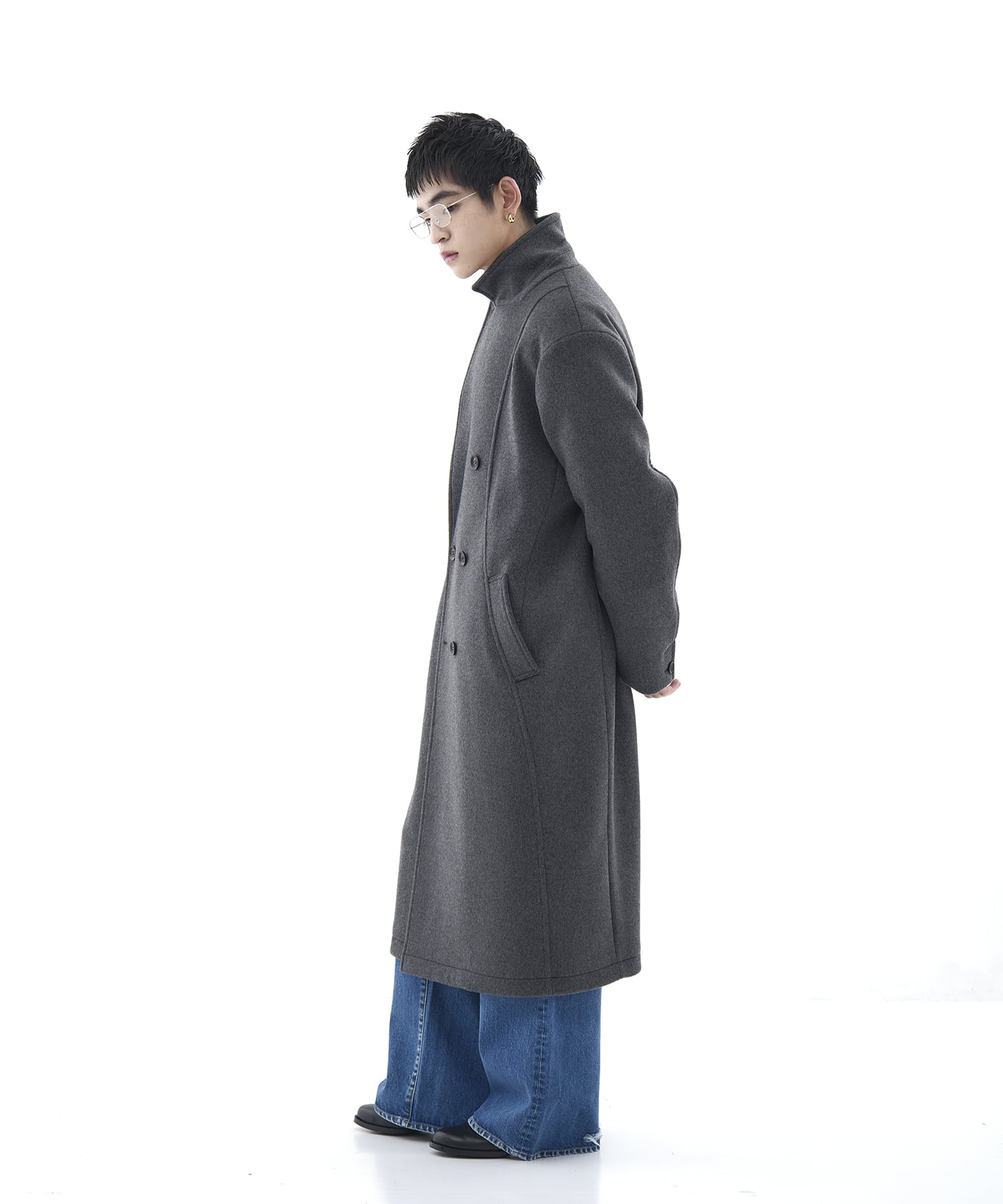 DOUBLE BREASTED CHESTER COAT CONZ