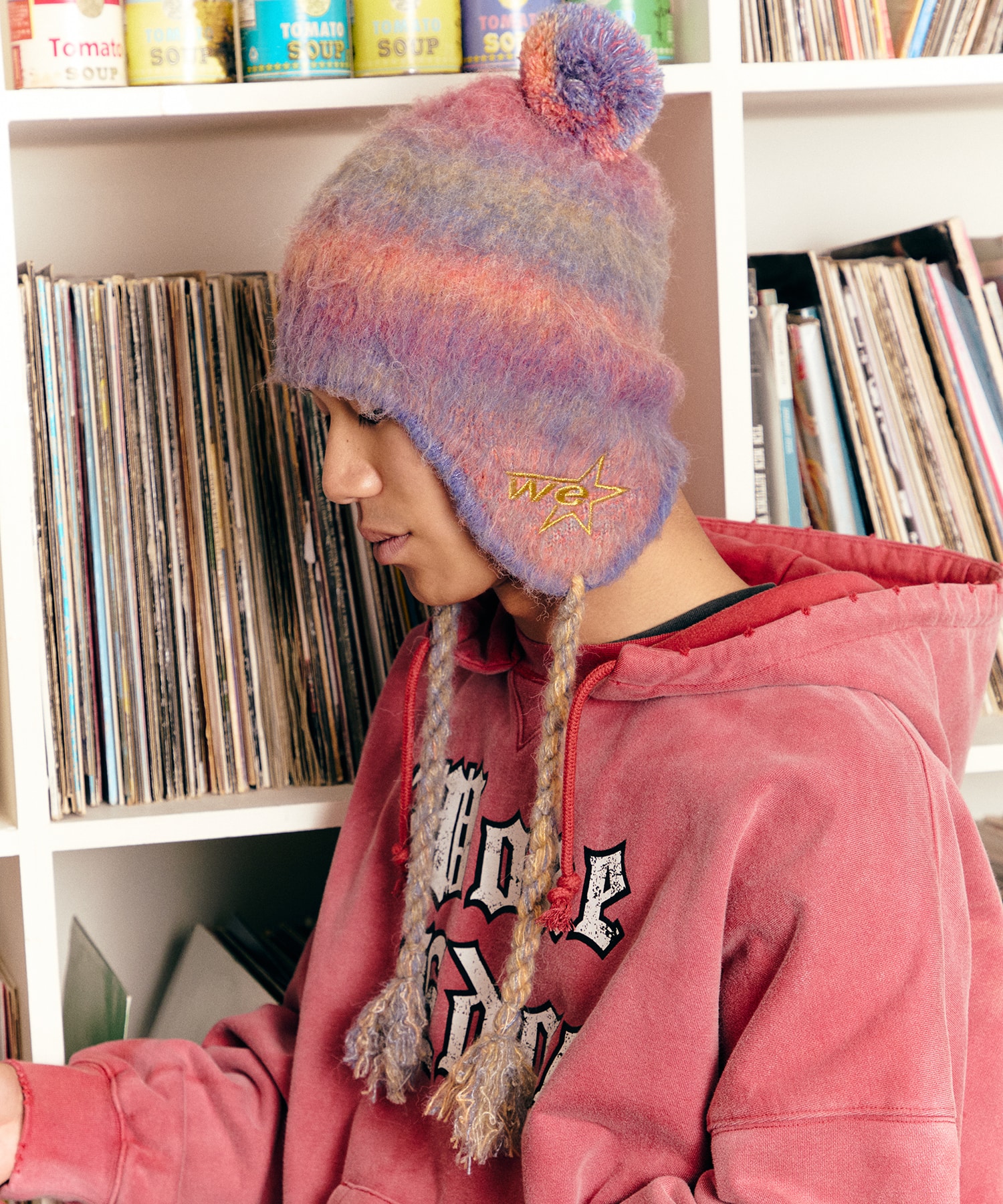 Gradation Mohair Pilot Cap WOKE EDGE