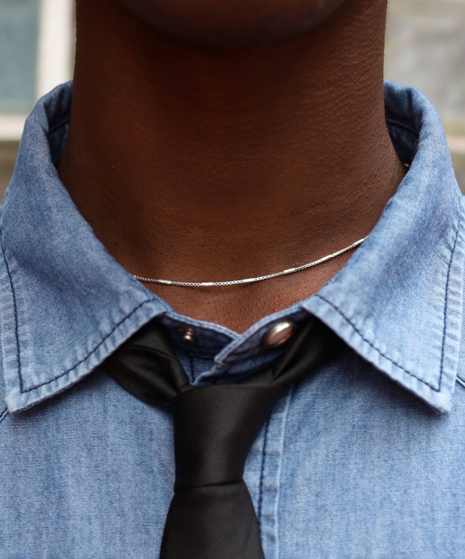 THIN 925 SILVER NECKLACE JieDa