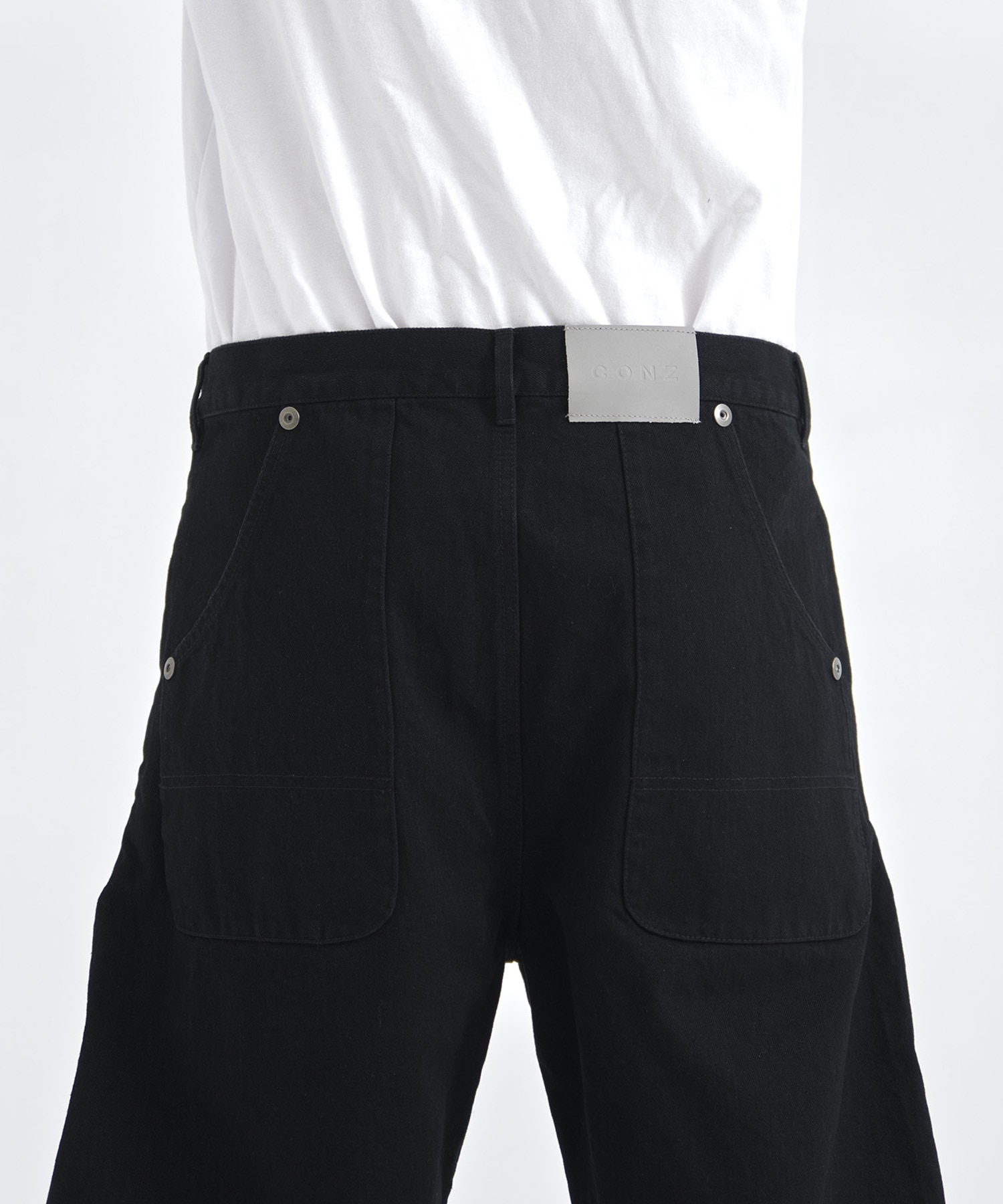 all black curve denim CONZ