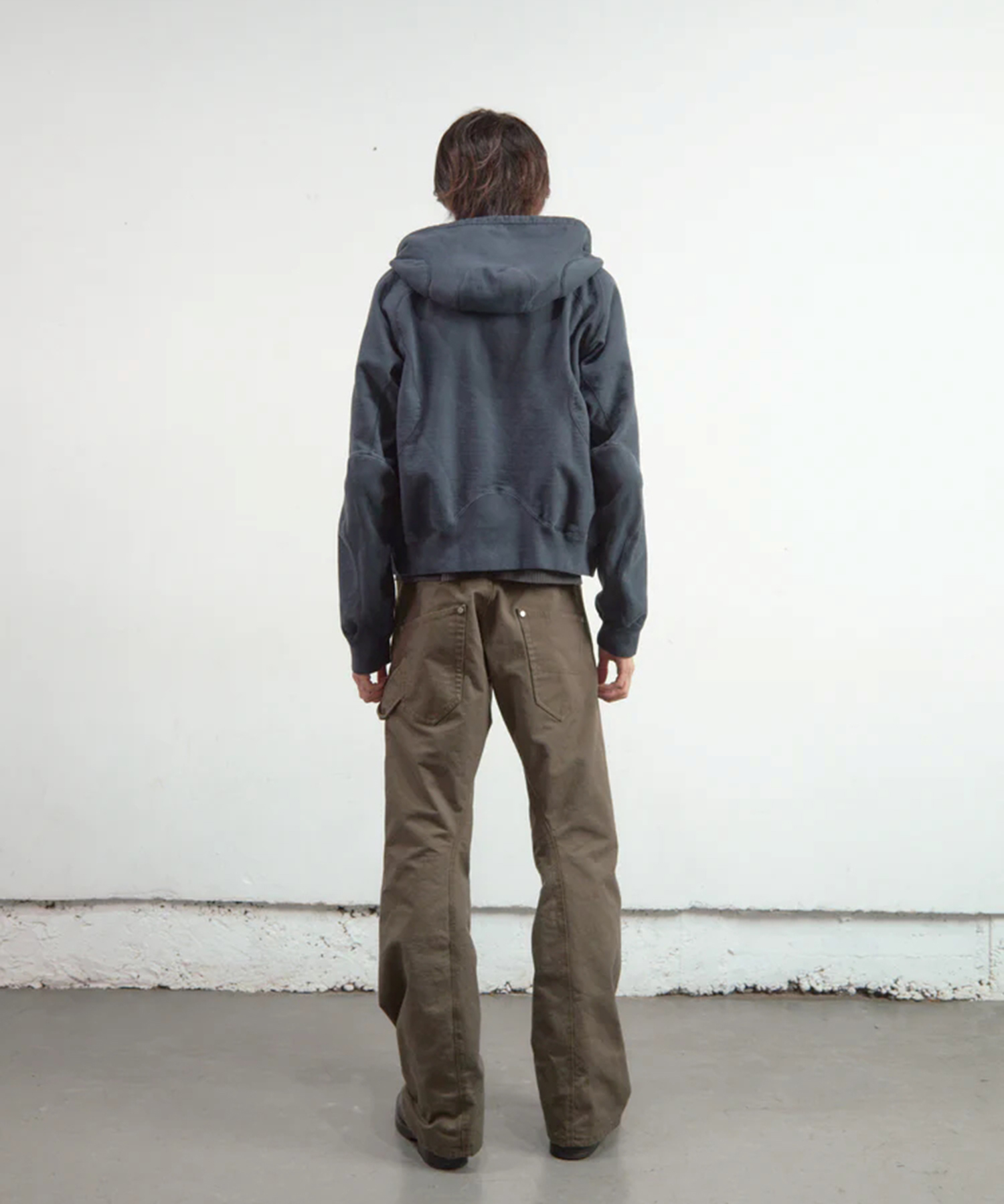 CURVED LEG DOUBLE KNEE WORK PANTS 