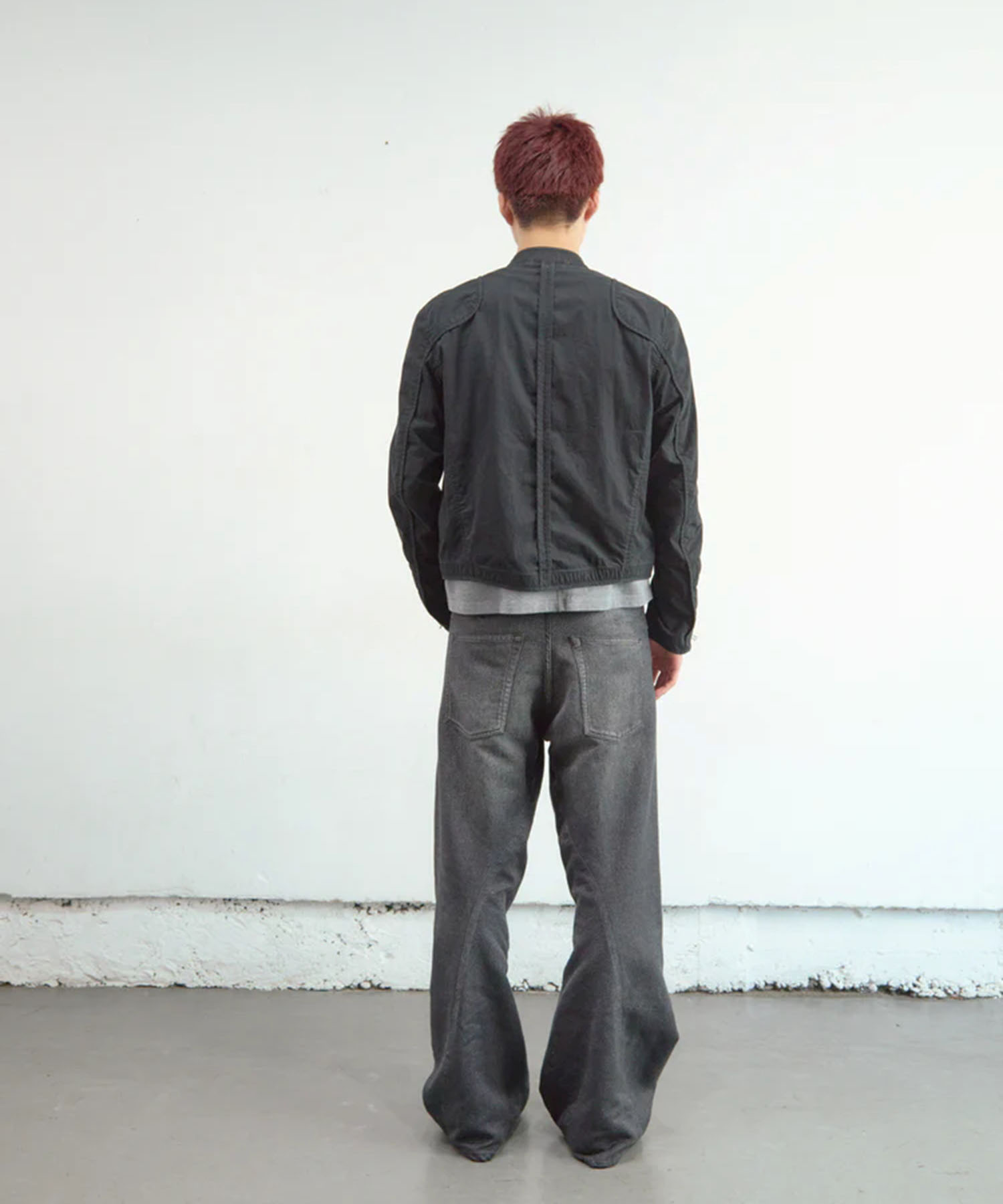 PANELLED MOTOR CYCLE JACKET NVRFRGT