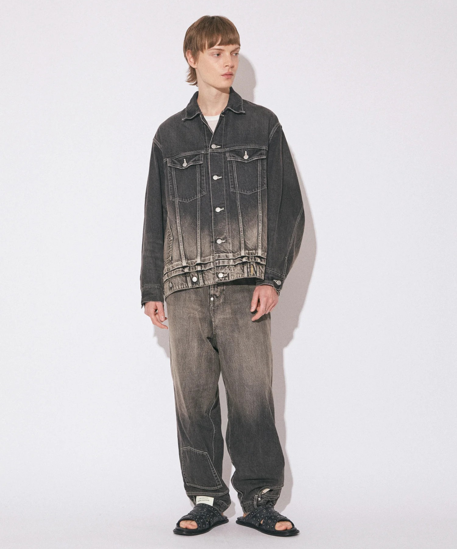 double-end selvedge blouson gradation beautiful people