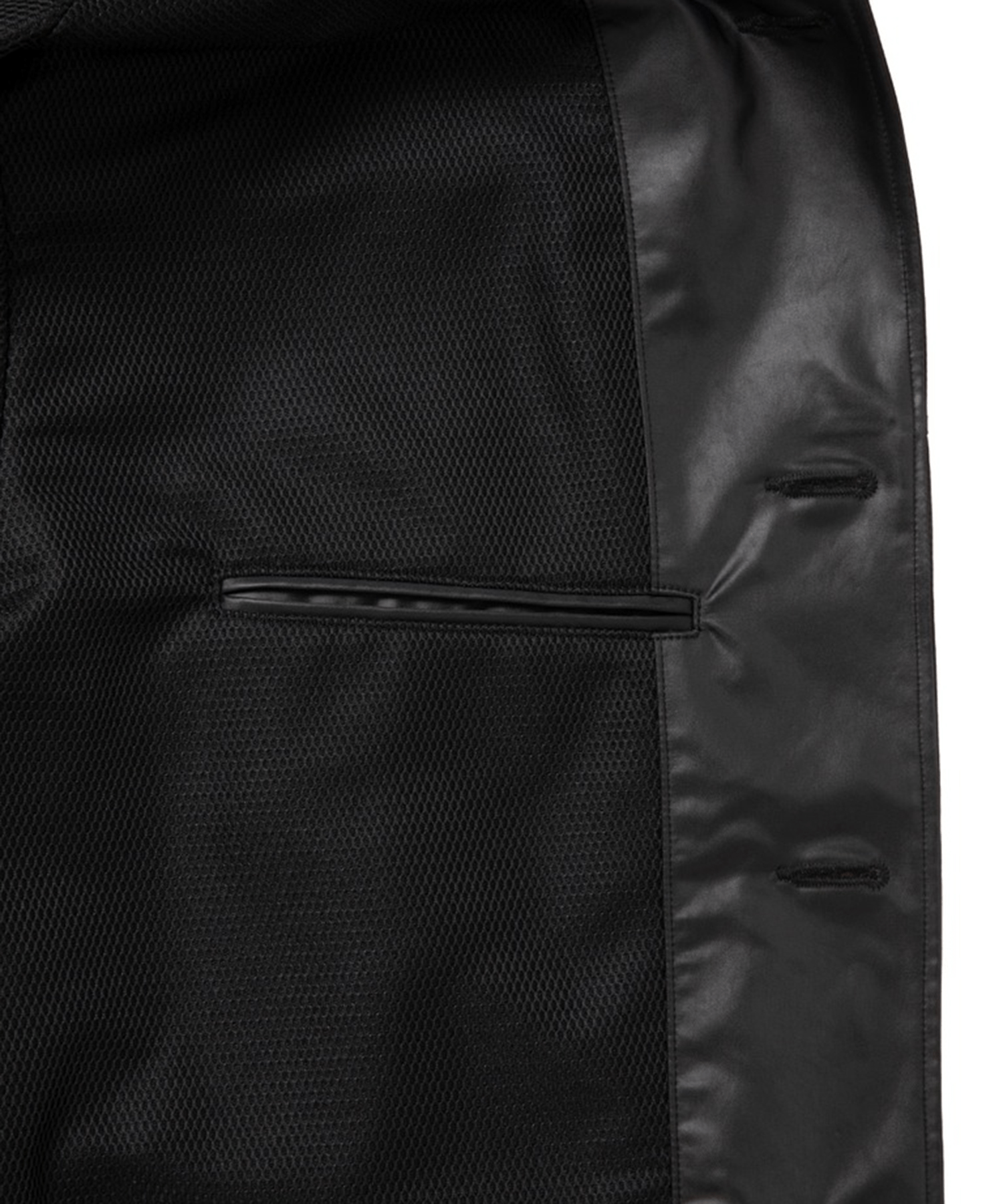 Damp Coated Satin Car Coat COOTIE PRODUCTIONS