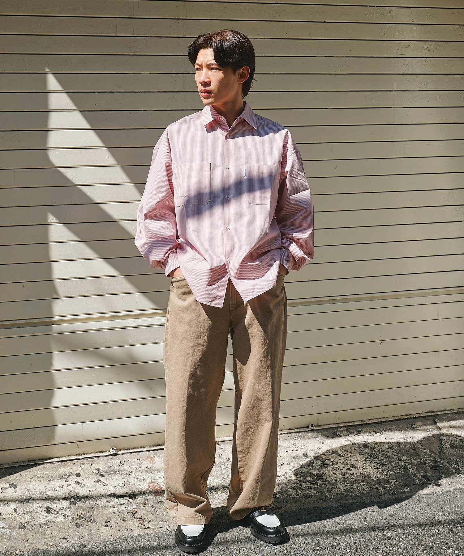 Stripe Broad L/S Shirt COOTIE PRODUCTIONS