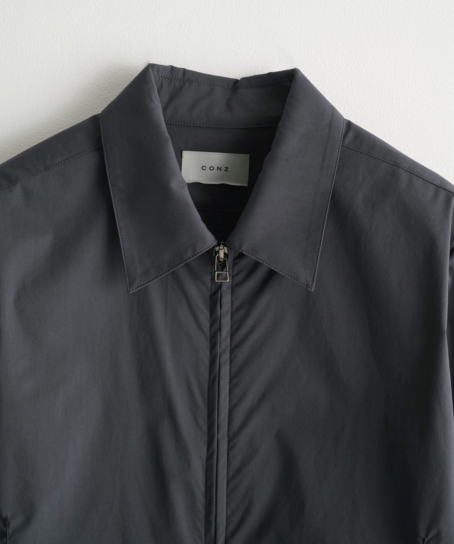 fitted zip up shirt CONZ