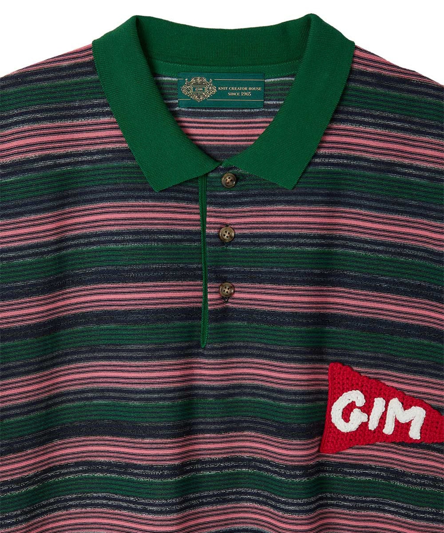 Border Knit Polo gim context