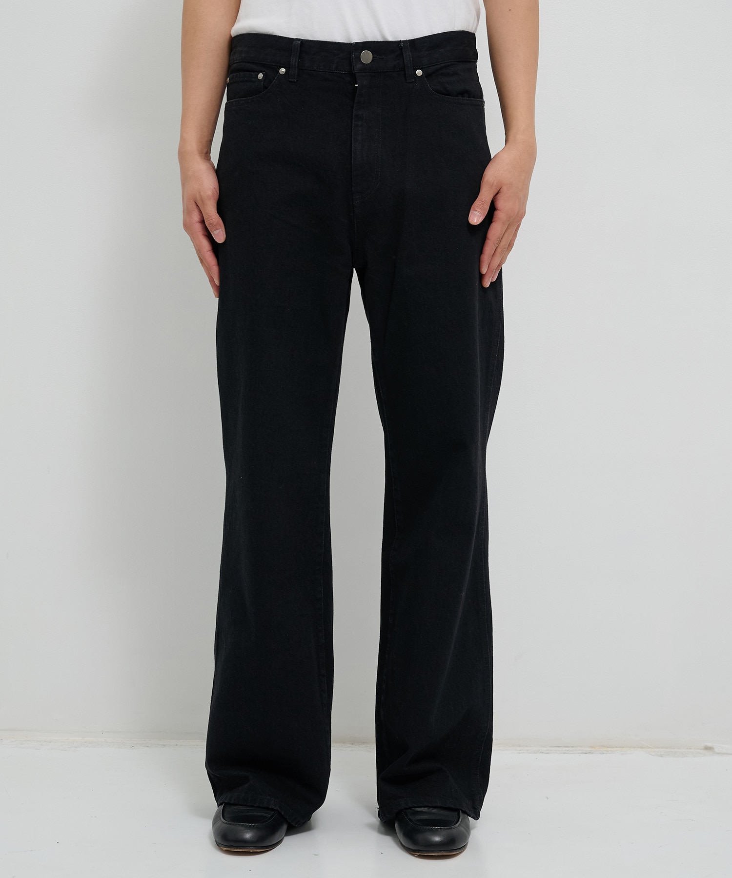 straight leg jeans black black CONZ