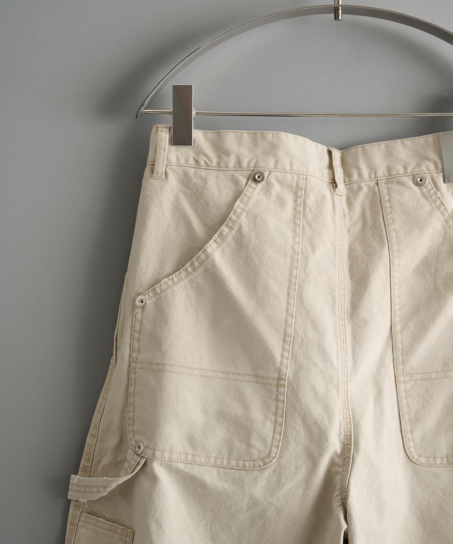 duck double knee curved leg pants CONZ