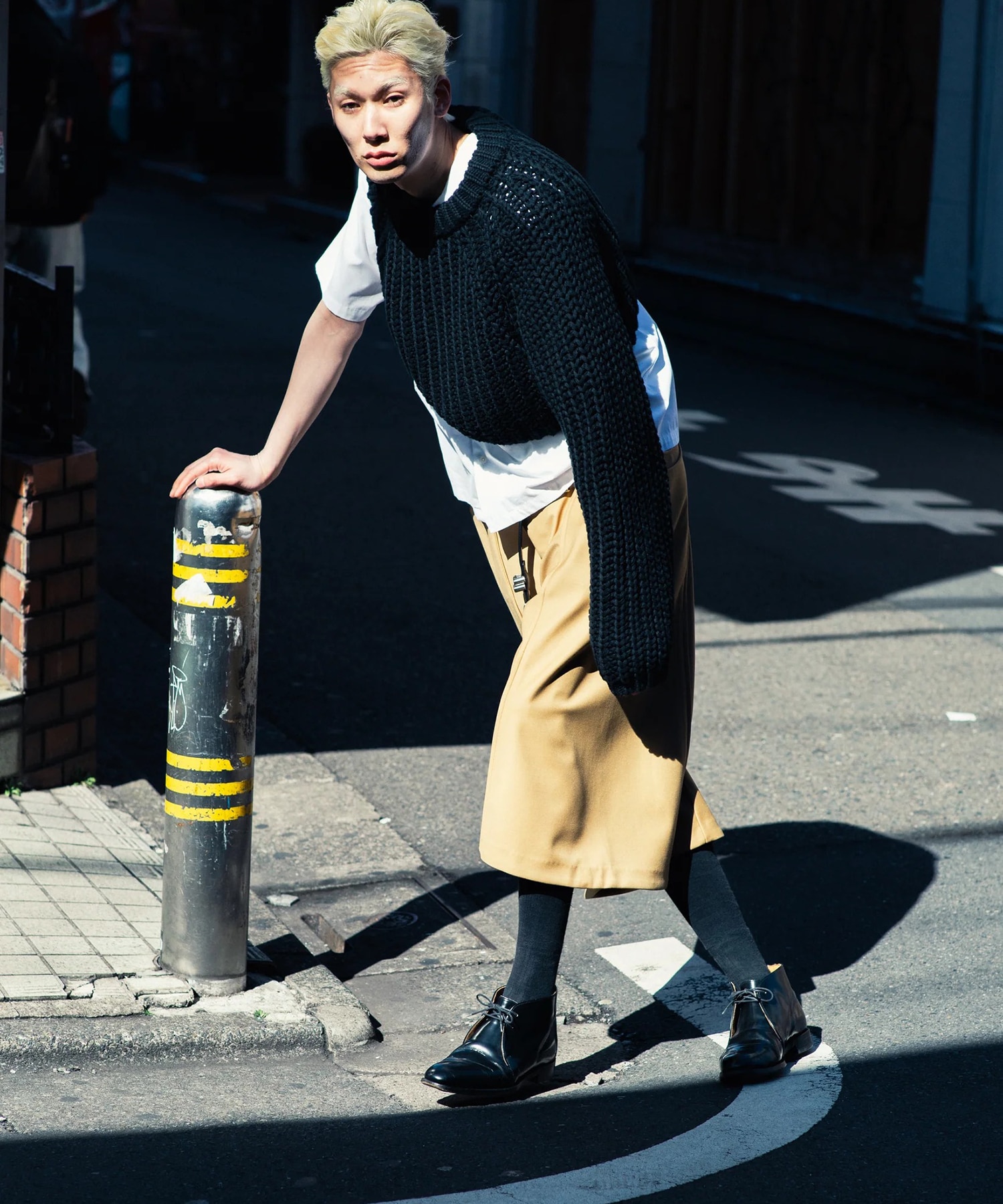 DOUBLE POCKET BAGGY SHORTS GOAT ESSENCE