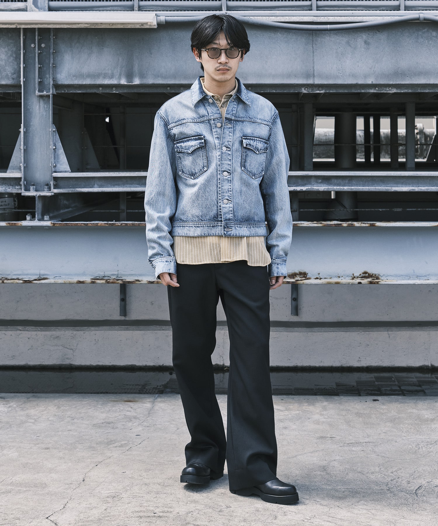Two-tone Denim Nlouson Nomat