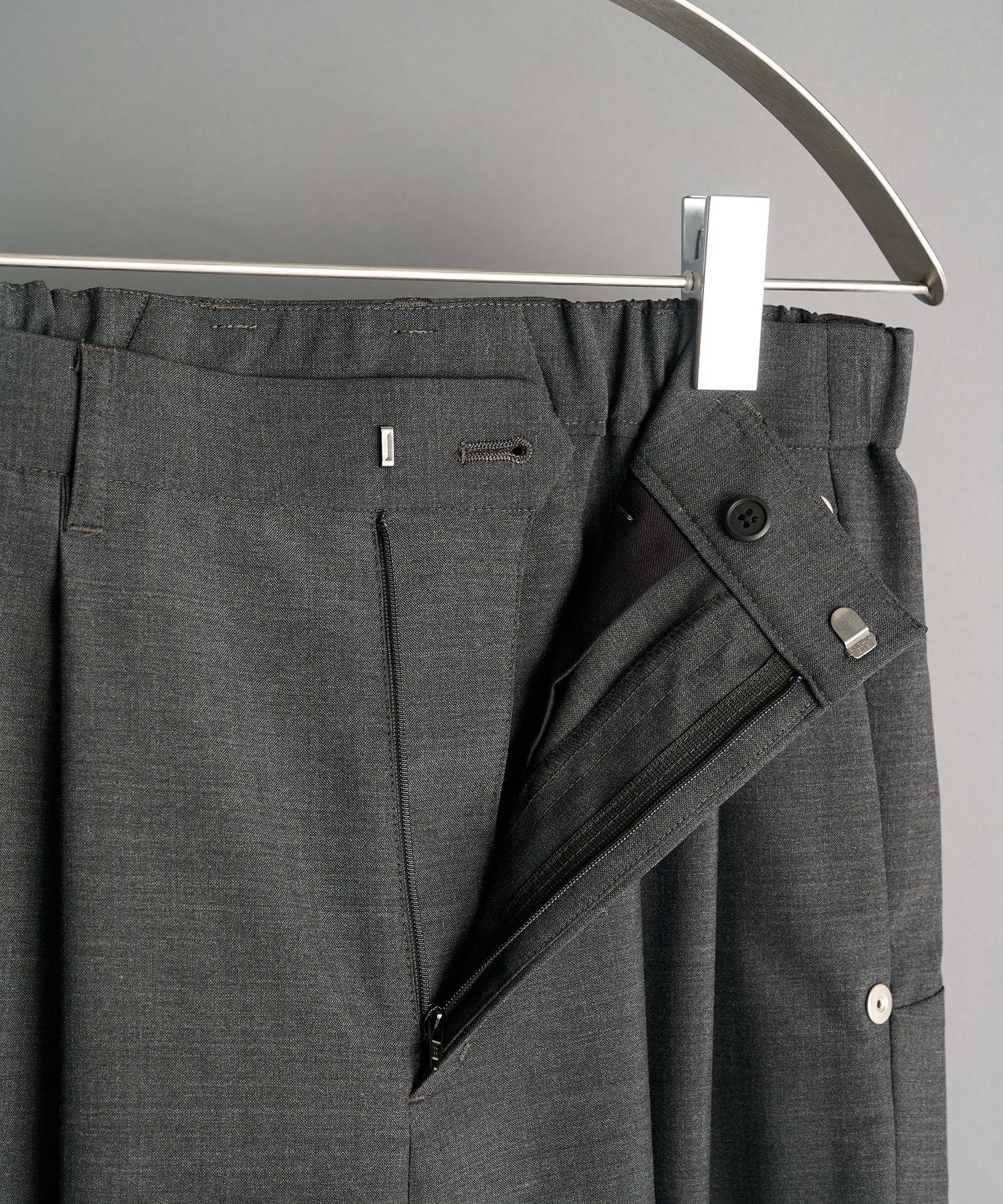 double pleated wide leg trousers CONZ